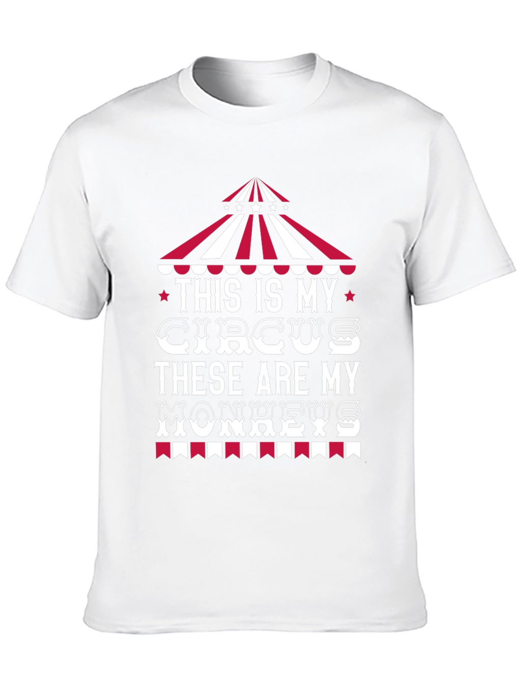 Circus Monkeys Graphic Tee - Funny Mens T-Shirt