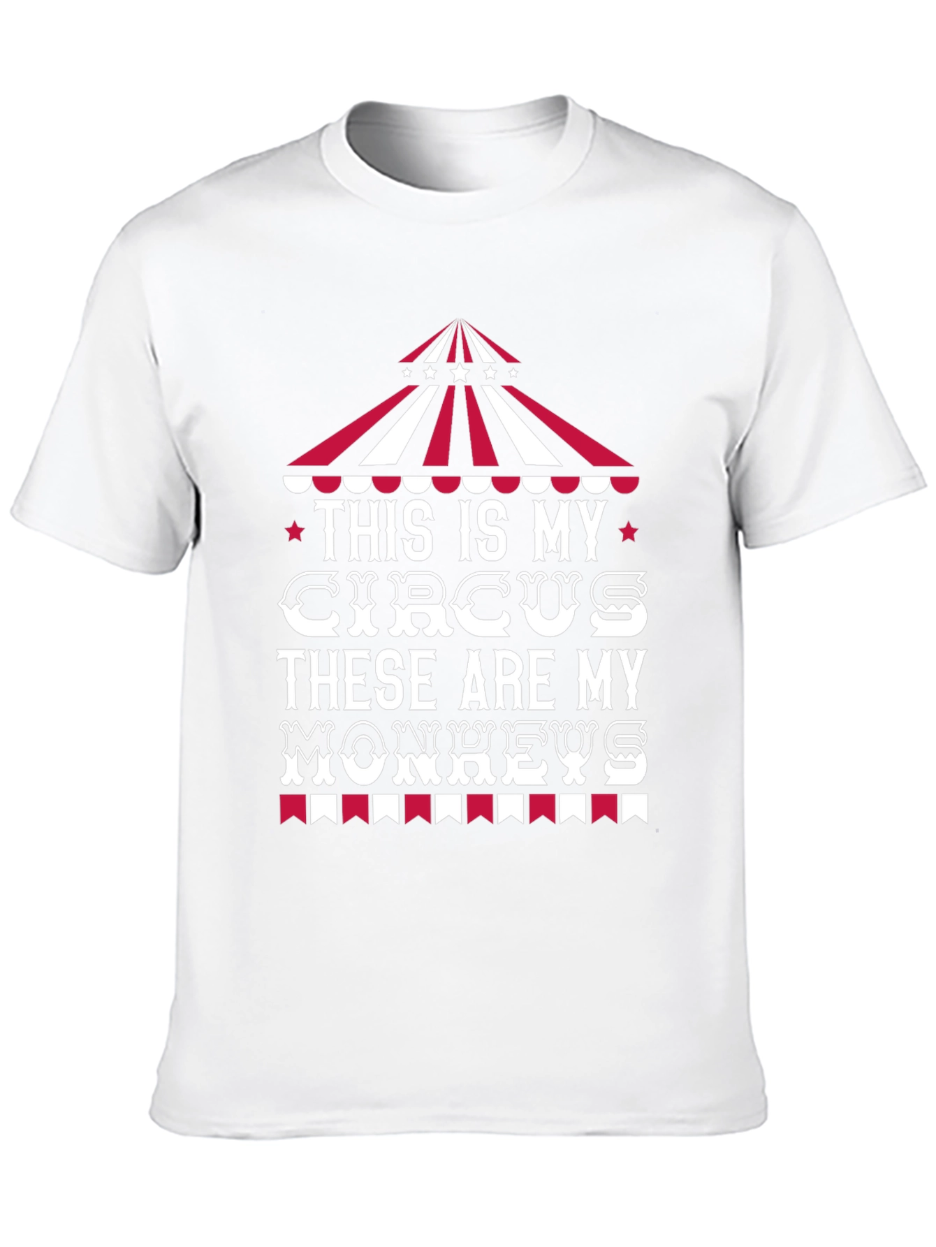 Circus Monkeys Graphic Tee - Funny Mens T-Shirt