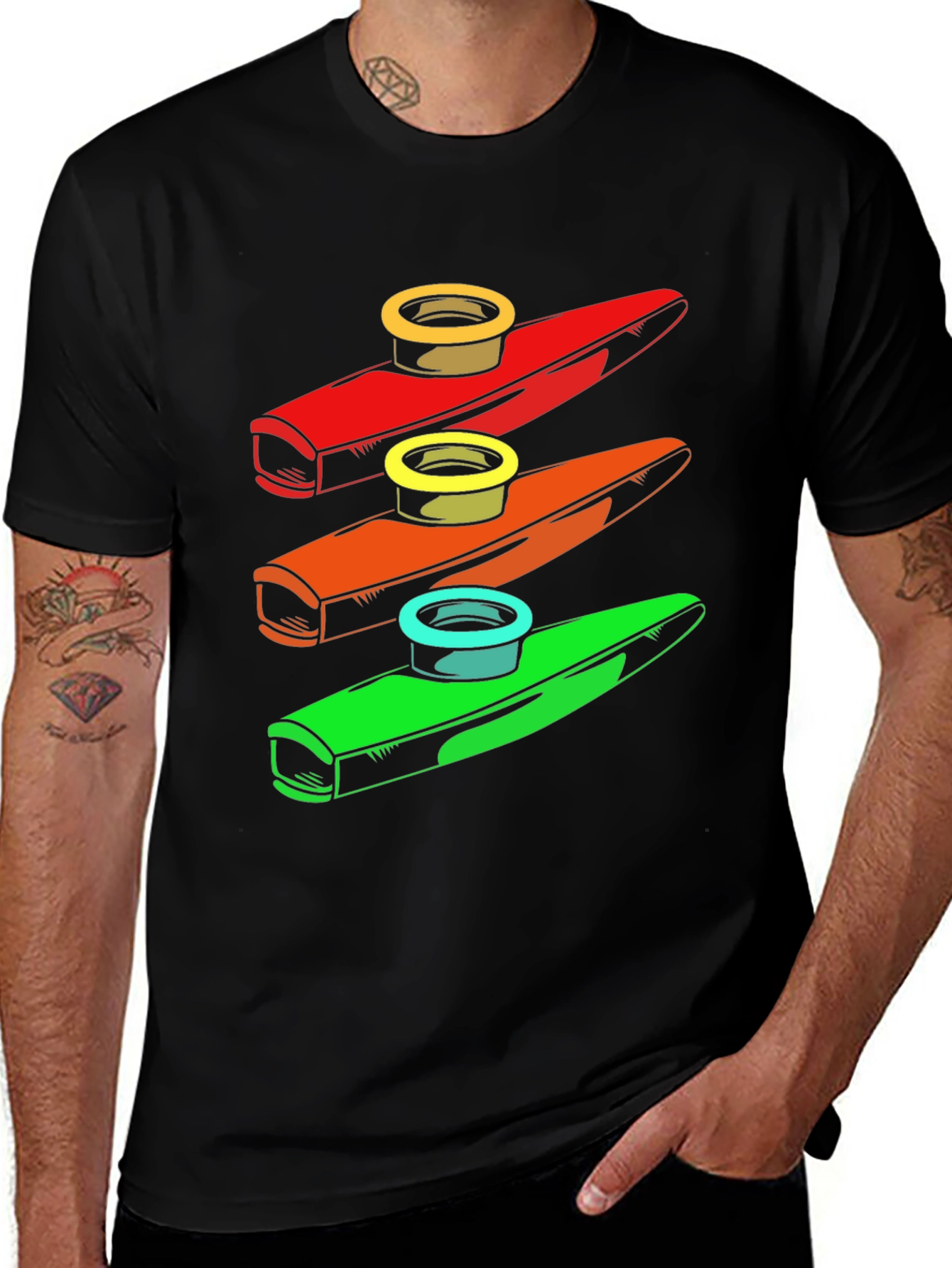 Colorful Kazoo Music T-Shirt