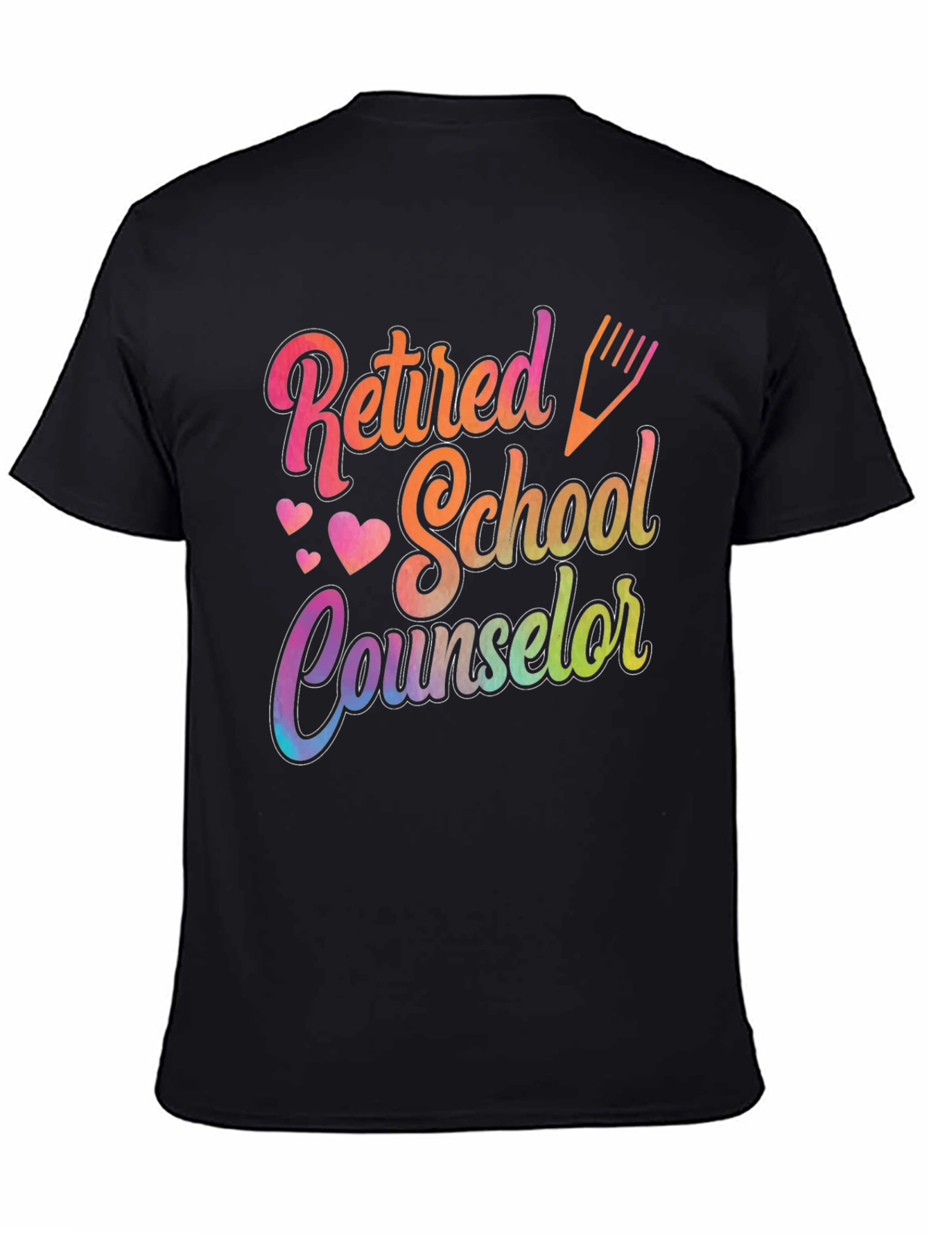 Retired School Counselor Graphic T-Shirt