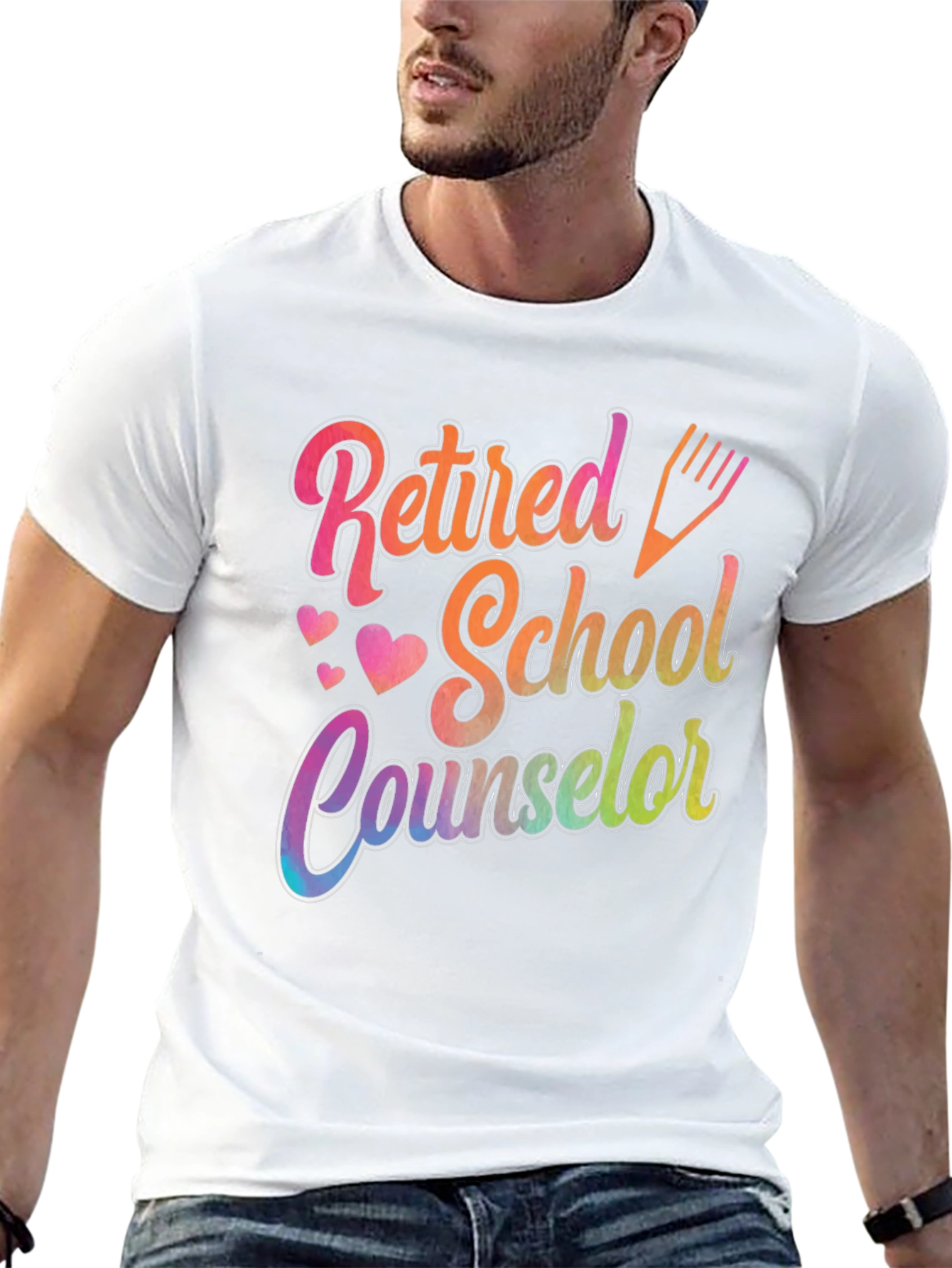 Retired School Counselor Graphic T-Shirt