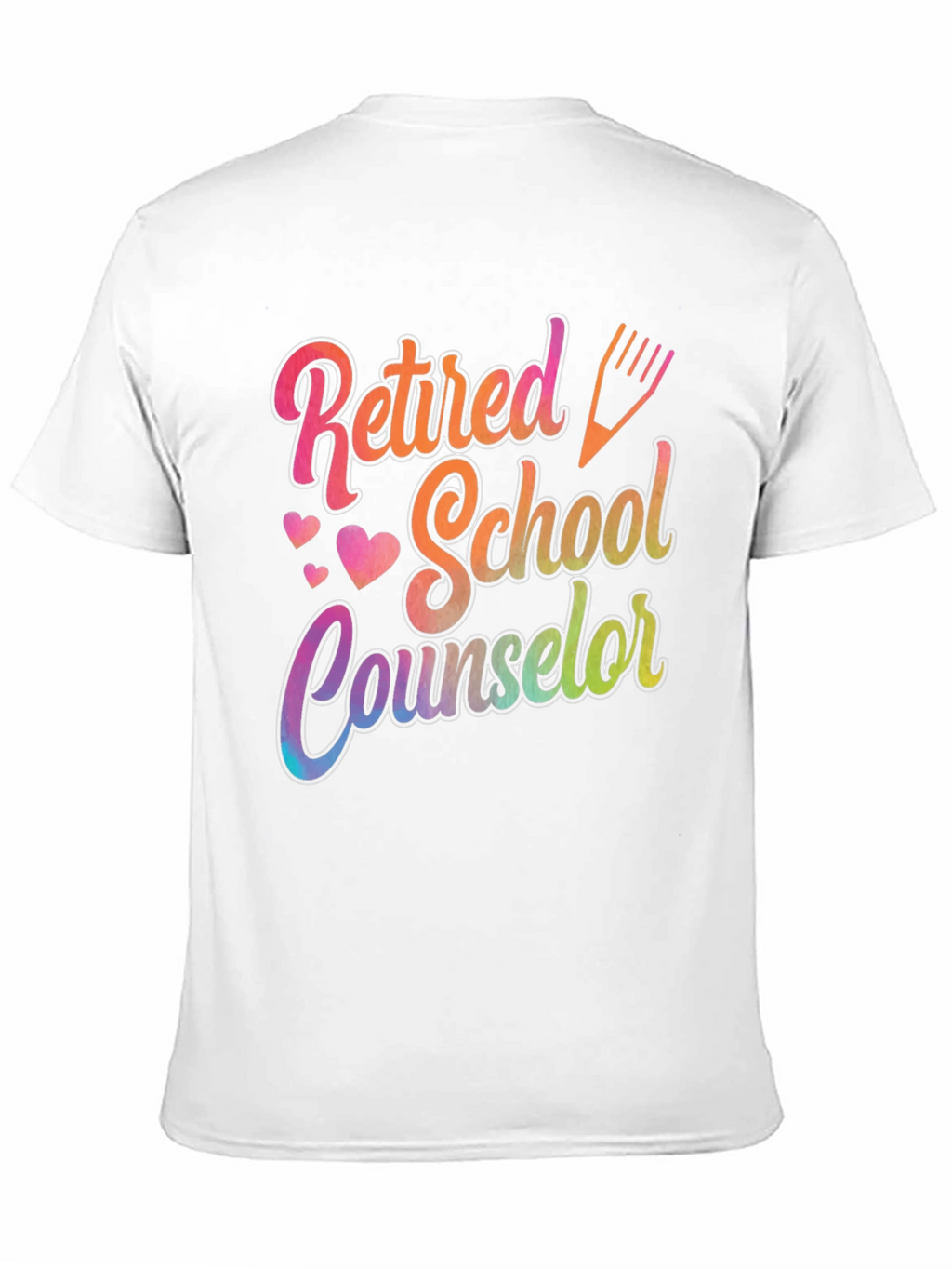 Retired School Counselor Graphic T-Shirt