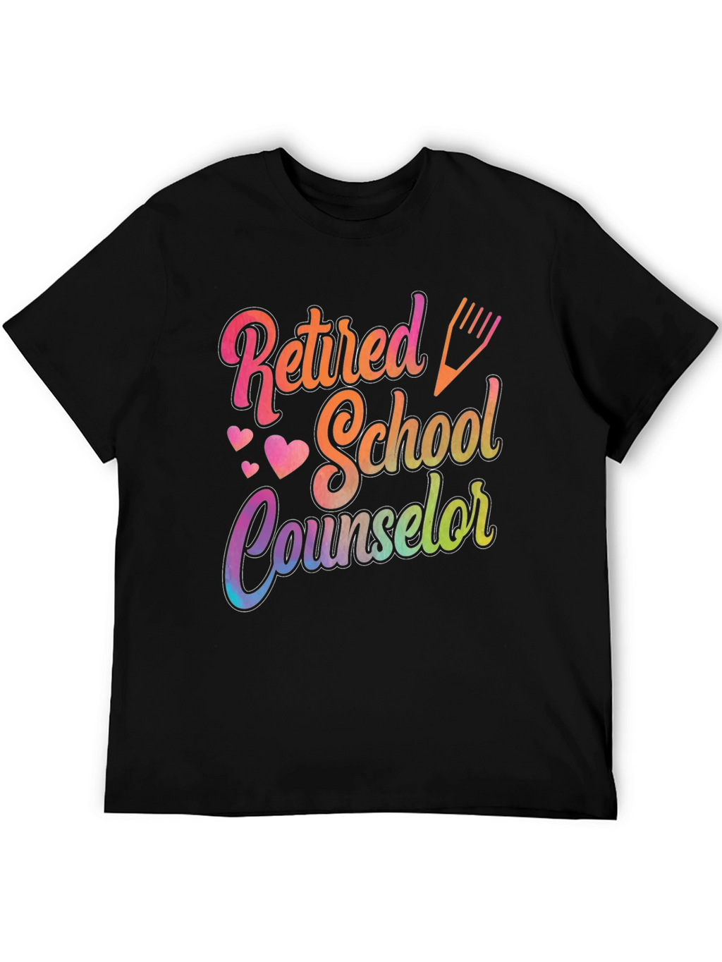 Retired School Counselor Graphic T-Shirt