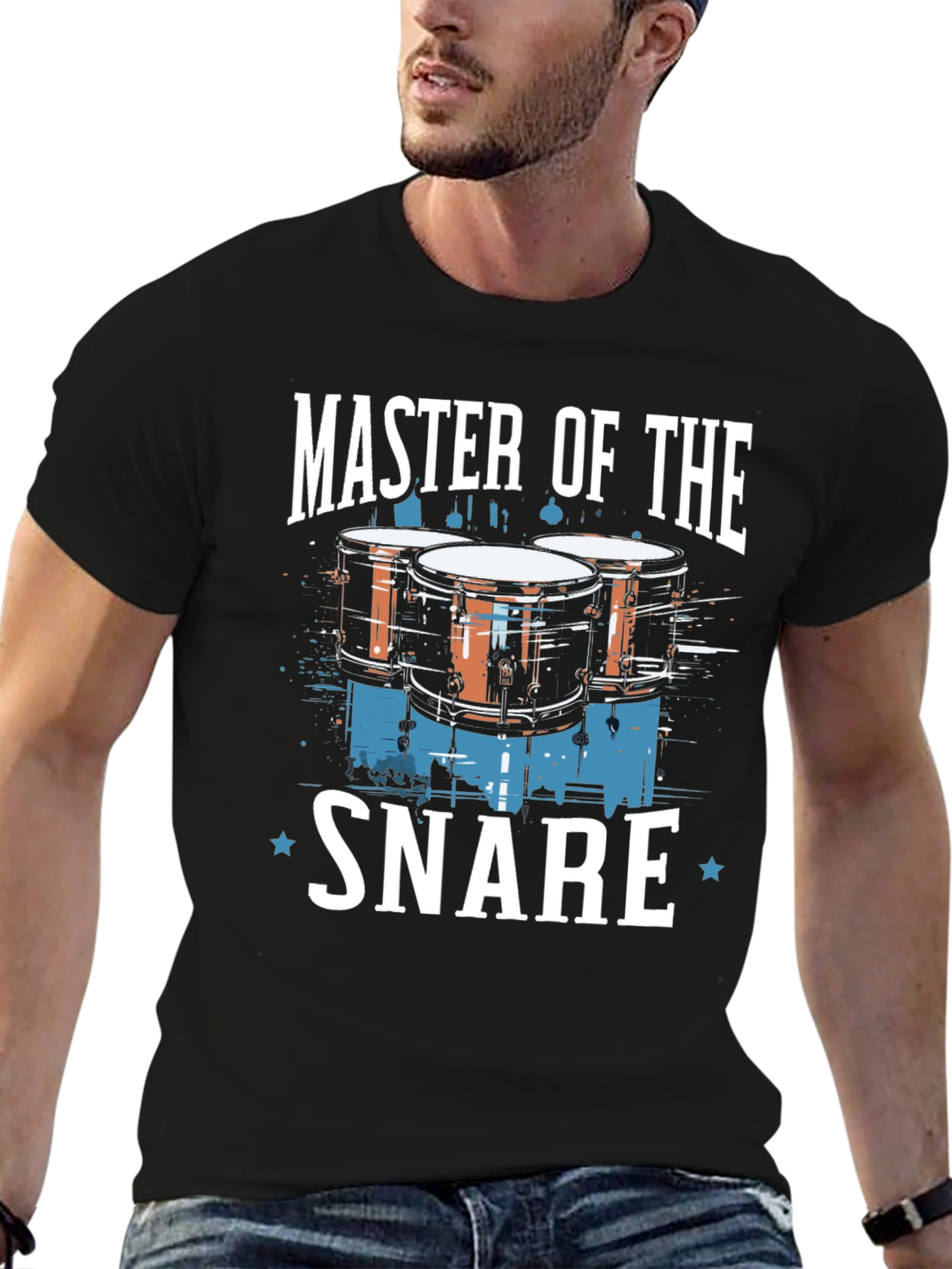 Master of the Snare Drummer T-Shirt - Black