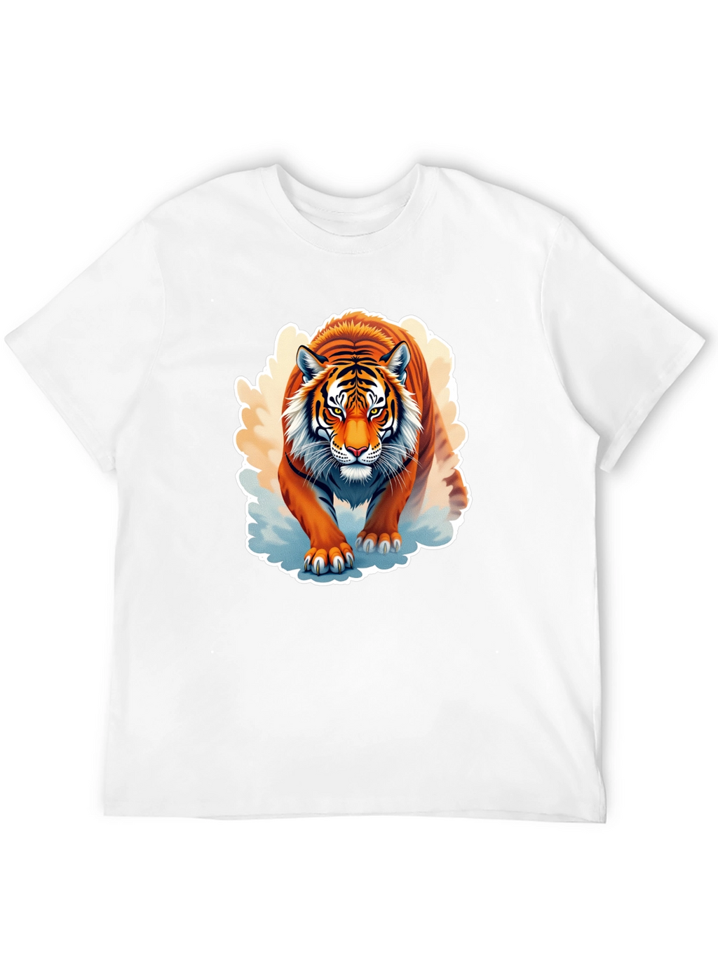 Tiger Graphic T-Shirt - Fierce Animal Design