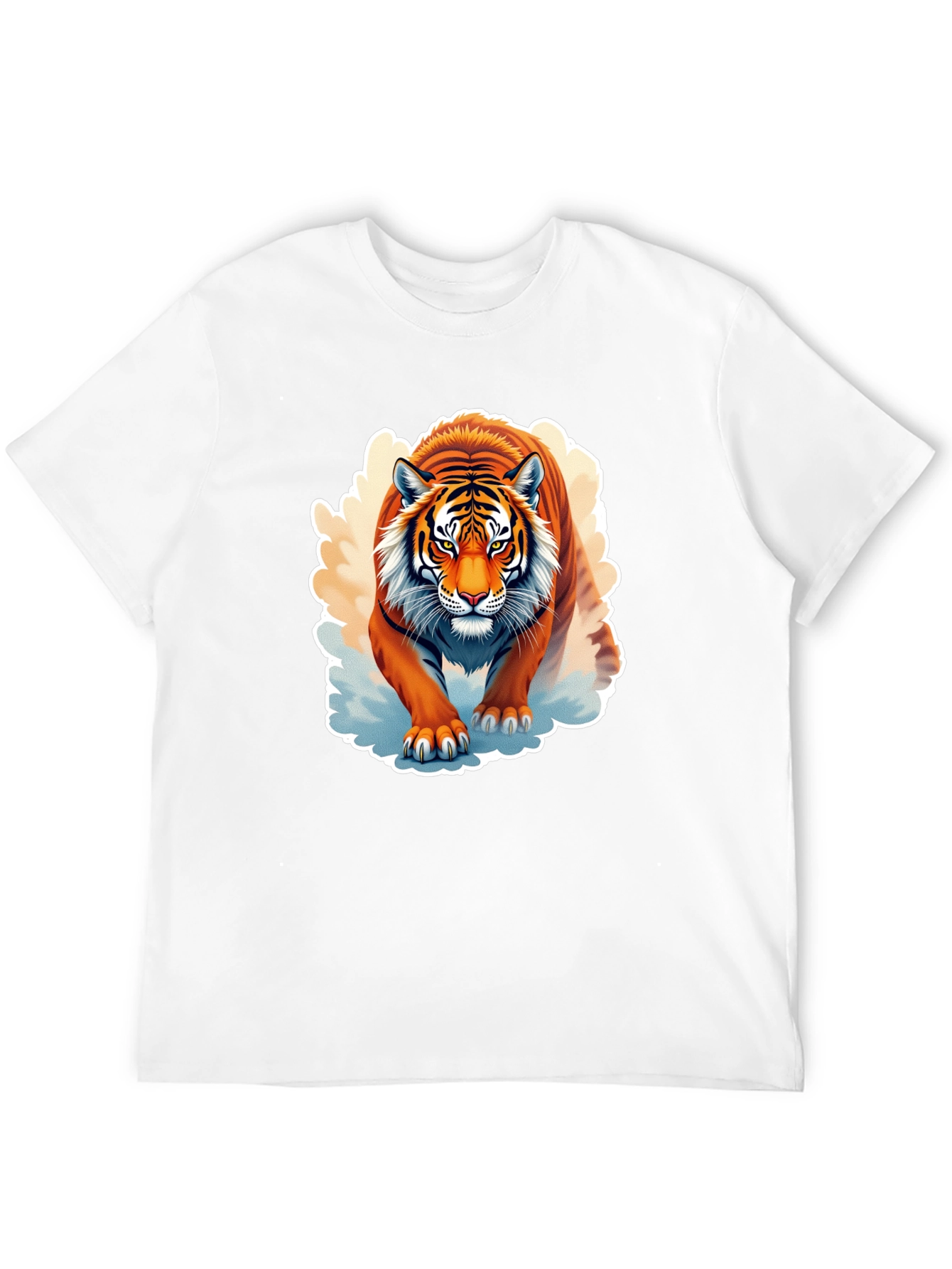 Tiger Graphic T-Shirt - Fierce Animal Design
