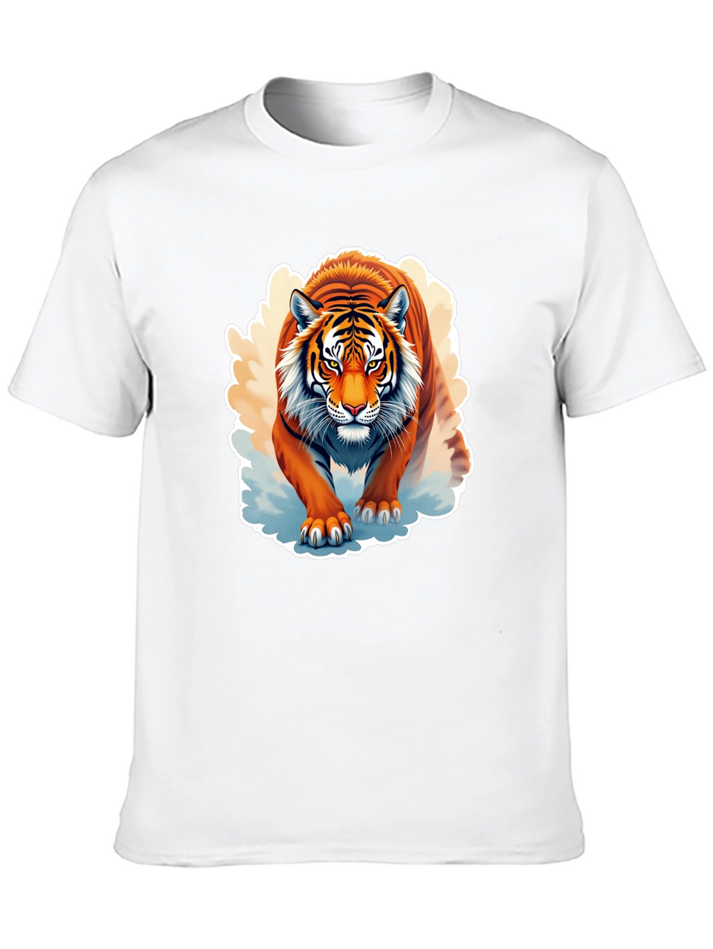 Tiger Graphic T-Shirt - Fierce Animal Design