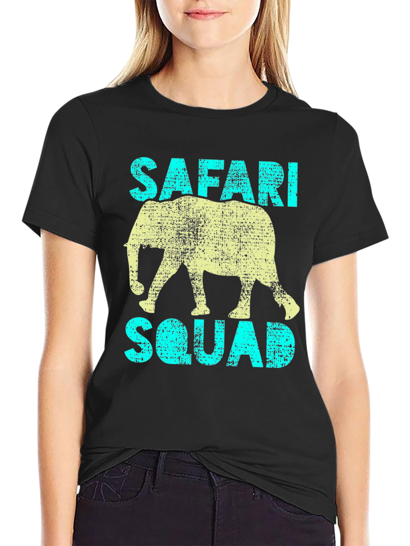 Safari Squad T-Shirt - Elephant Graphic Tee