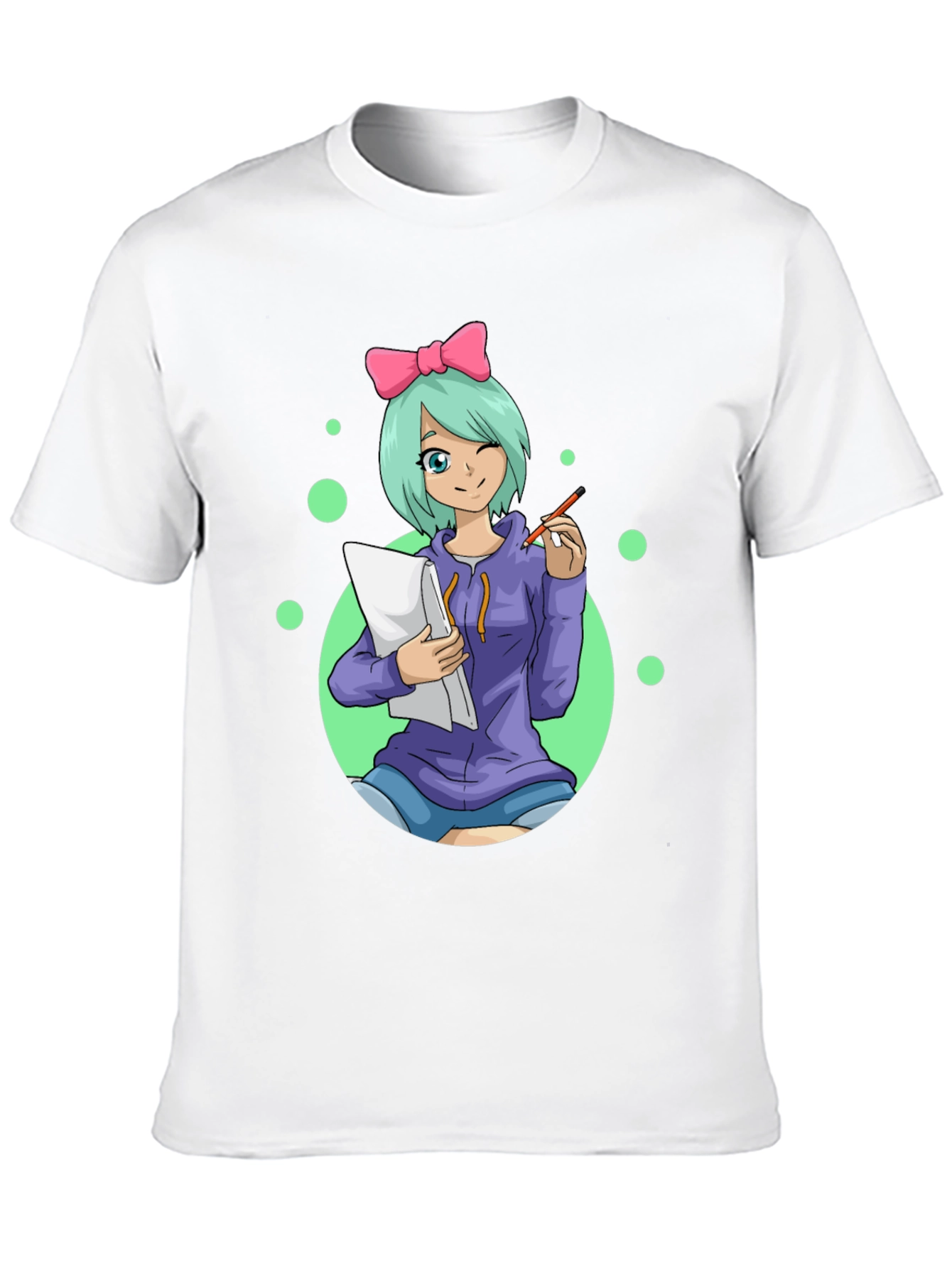 Anime Artist Black T-Shirt