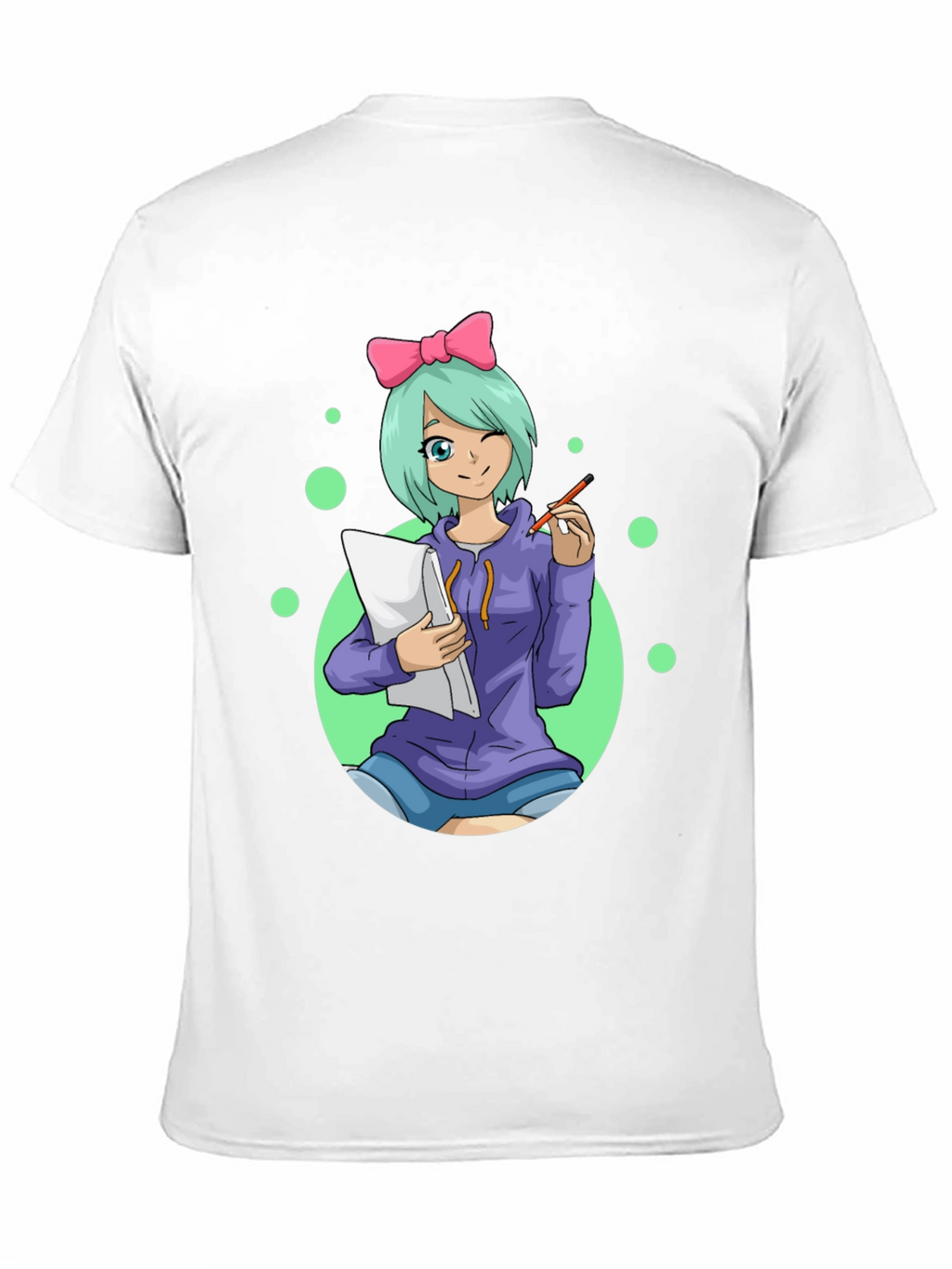 Anime Artist Black T-Shirt