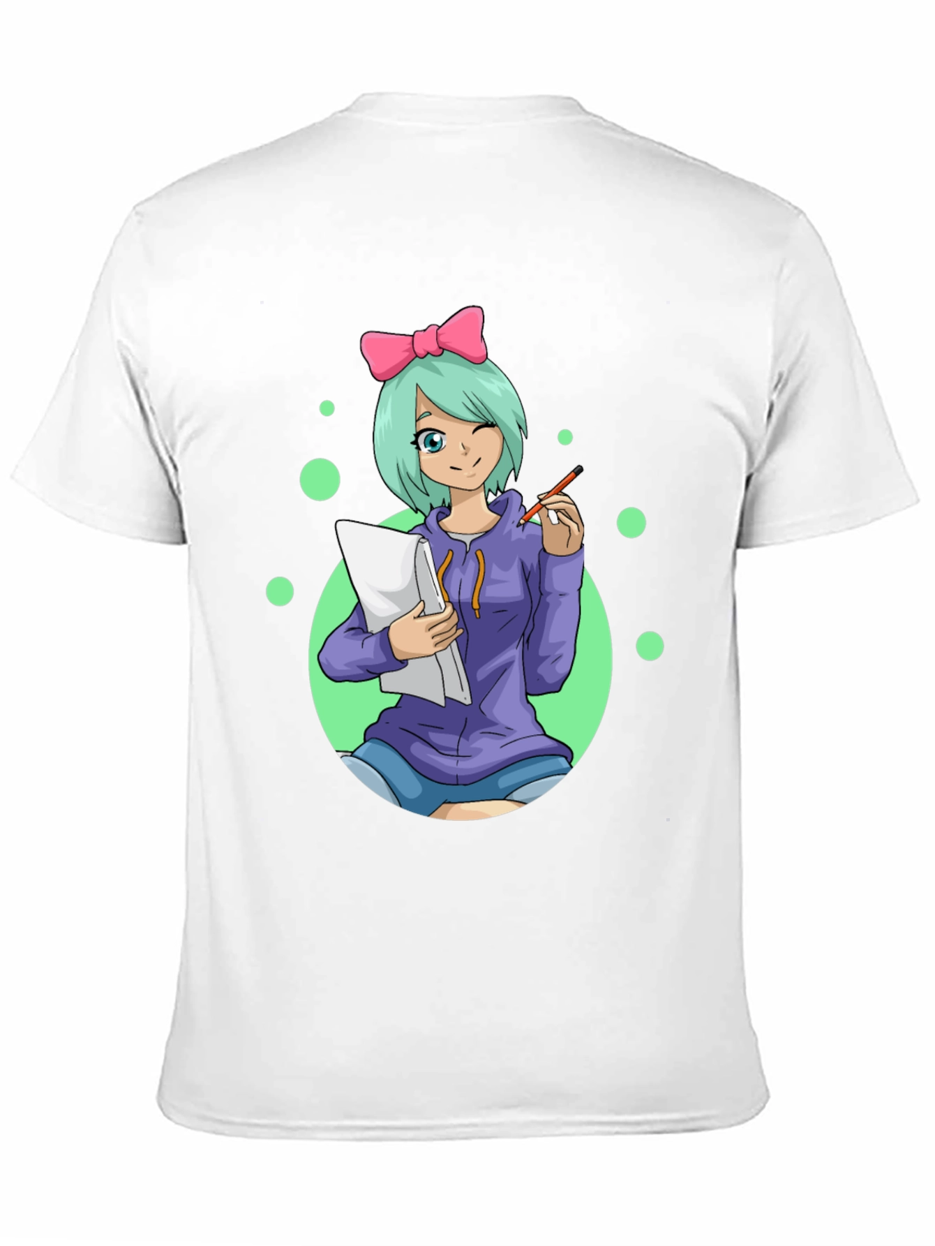 Anime Artist Black T-Shirt