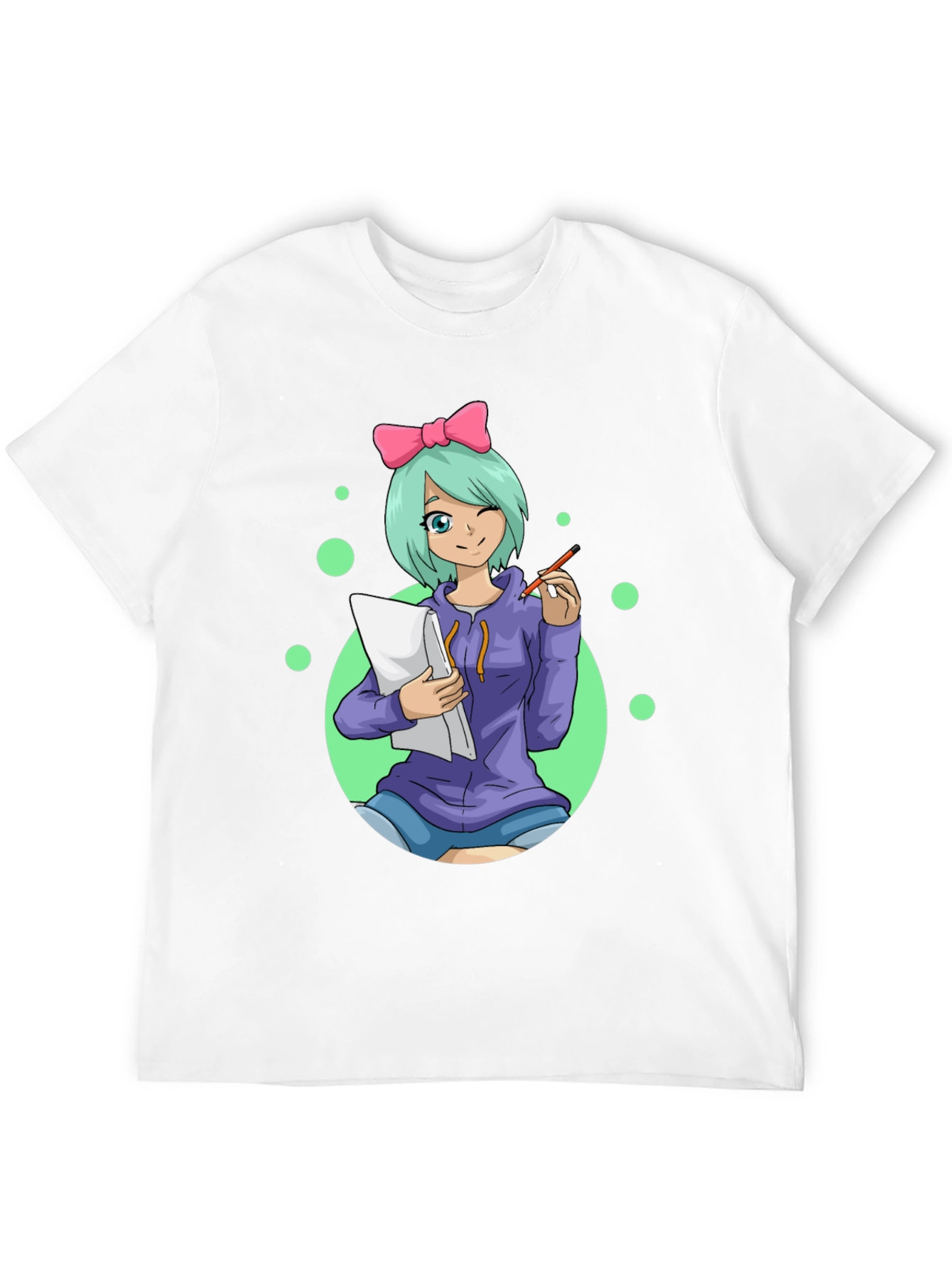 Anime Artist Black T-Shirt