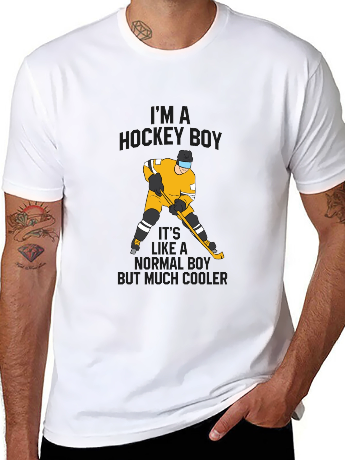Hockey Boy T-Shirt - Cool Sport Tee
