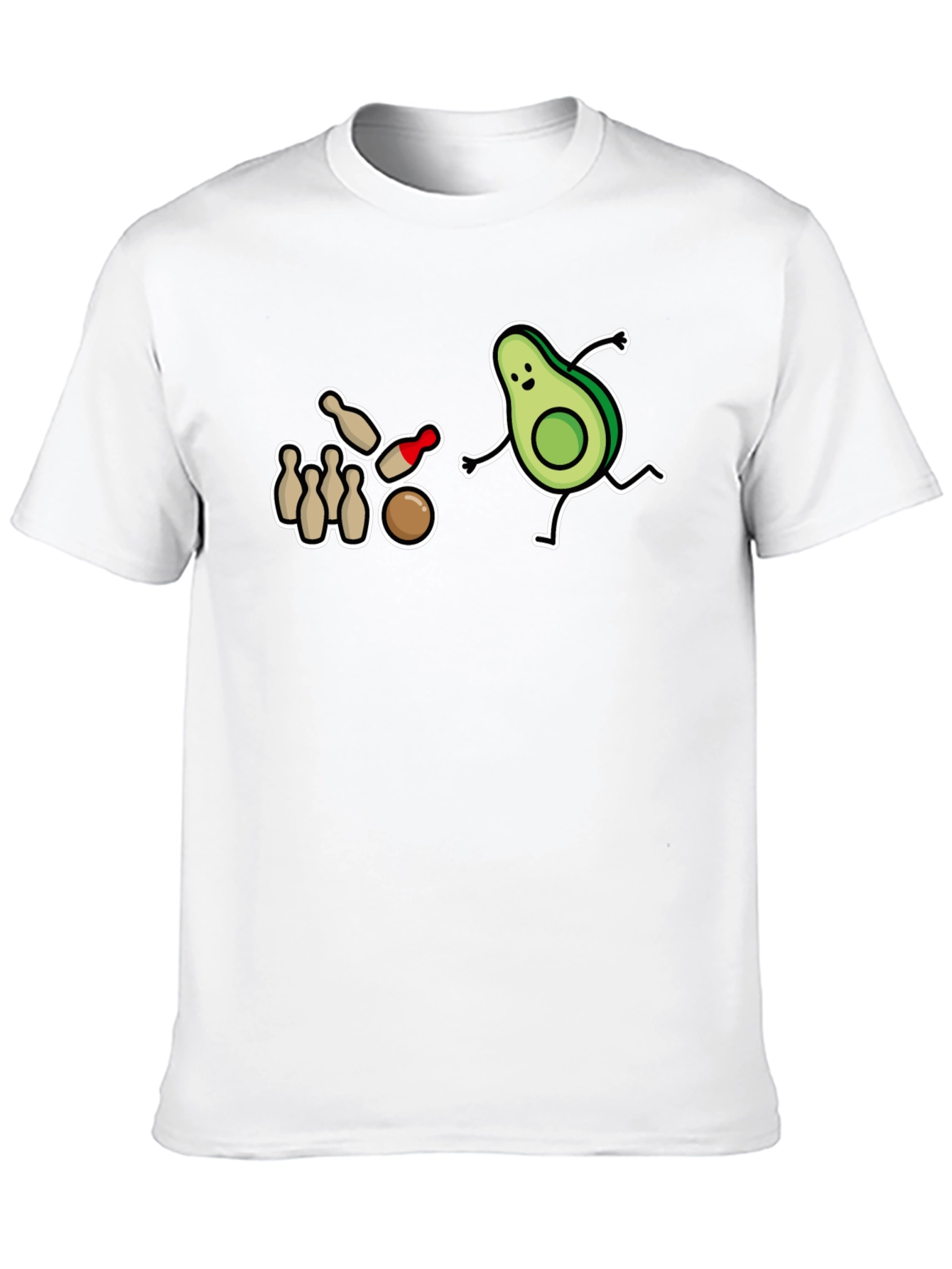 Avocado Bowling Strike T-Shirt