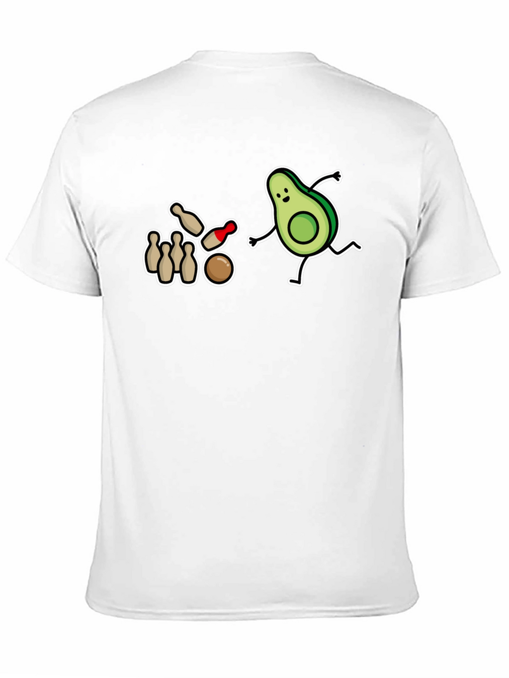 Avocado Bowling Strike T-Shirt