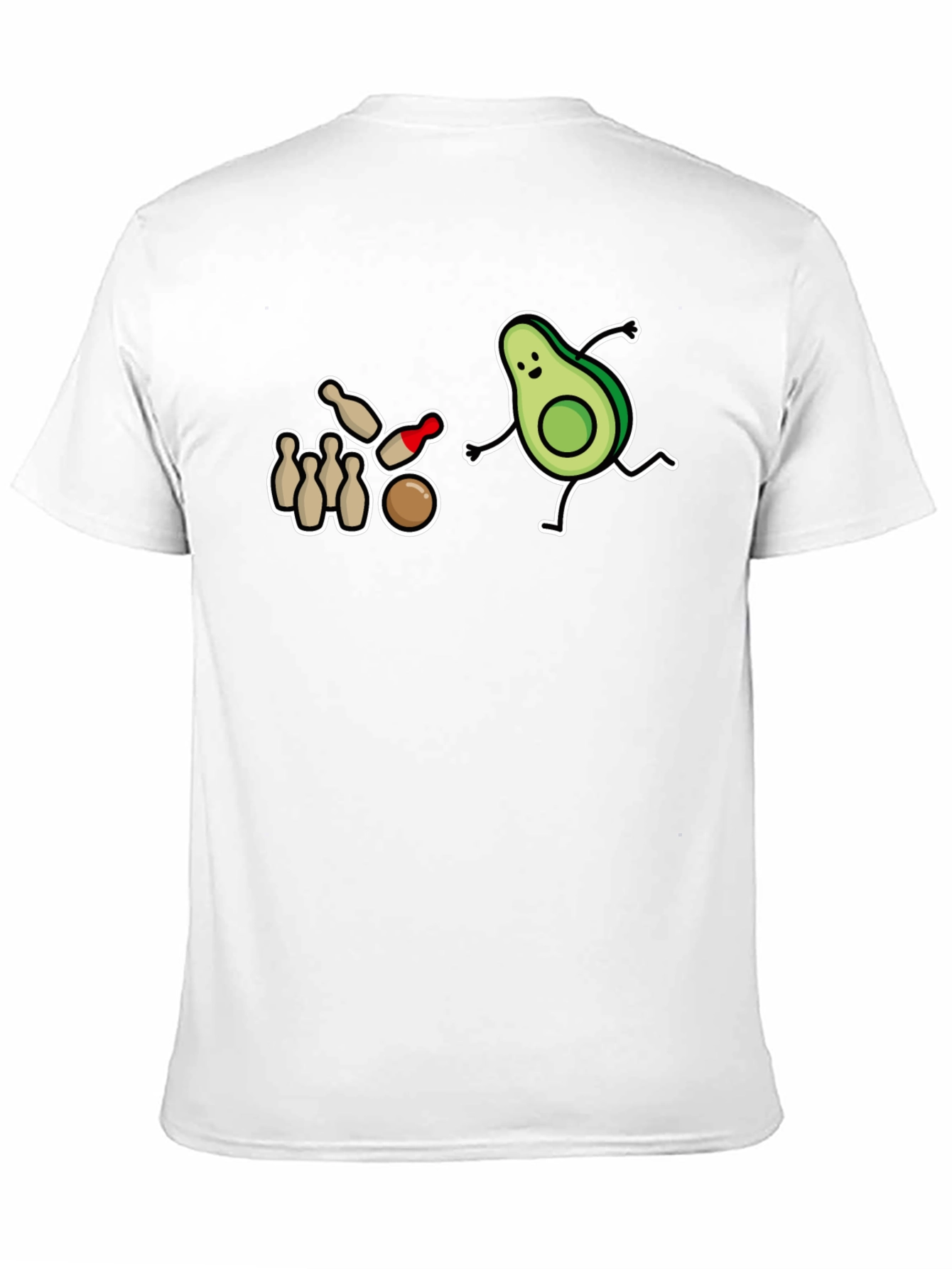 Avocado Bowling Strike T-Shirt