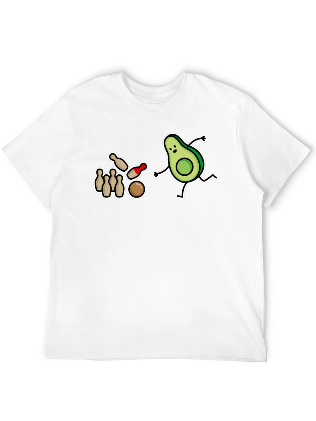 Avocado Bowling Strike T-Shirt