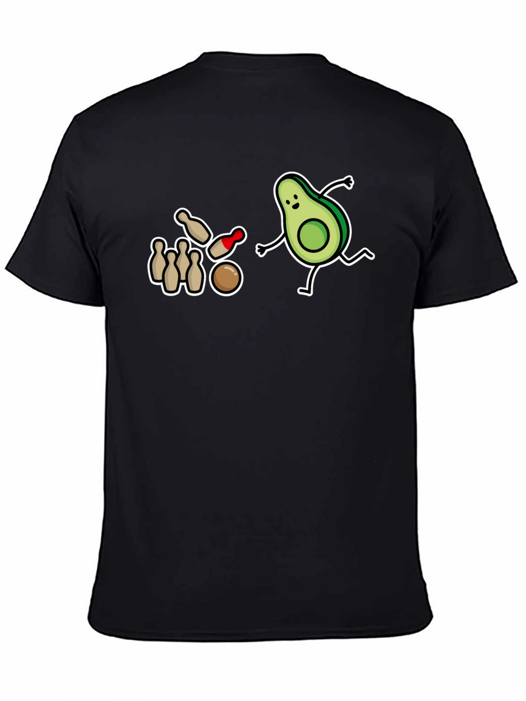 Avocado Bowling Strike T-Shirt