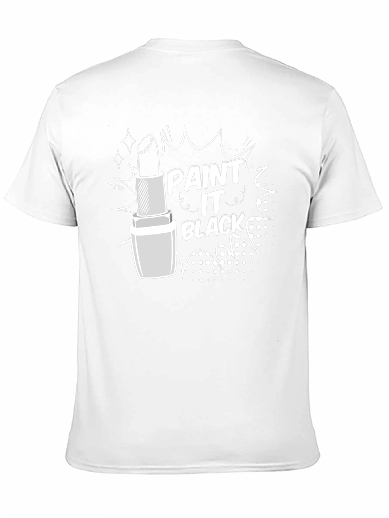 Paint It Black Lipstick Graphic T-Shirt