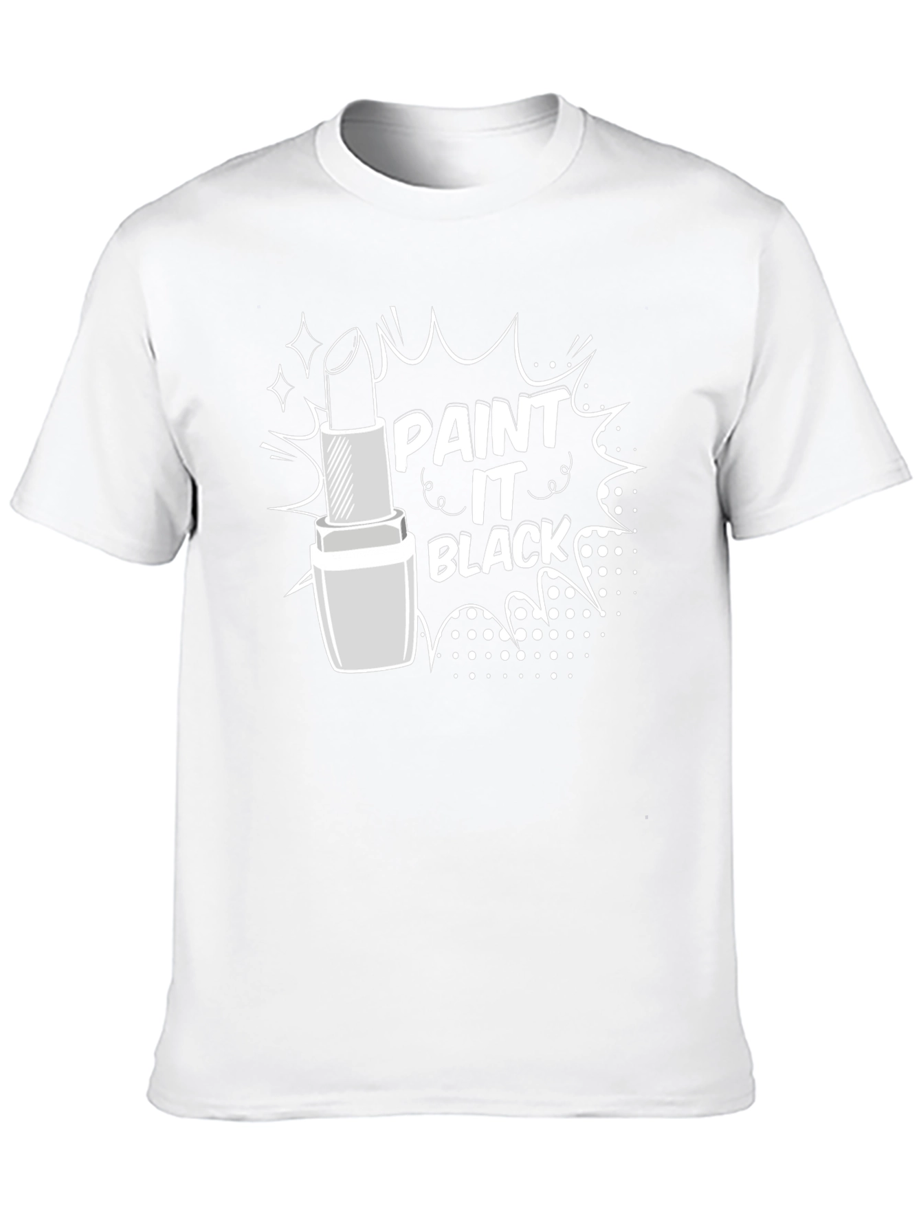 Paint It Black Lipstick Graphic T-Shirt