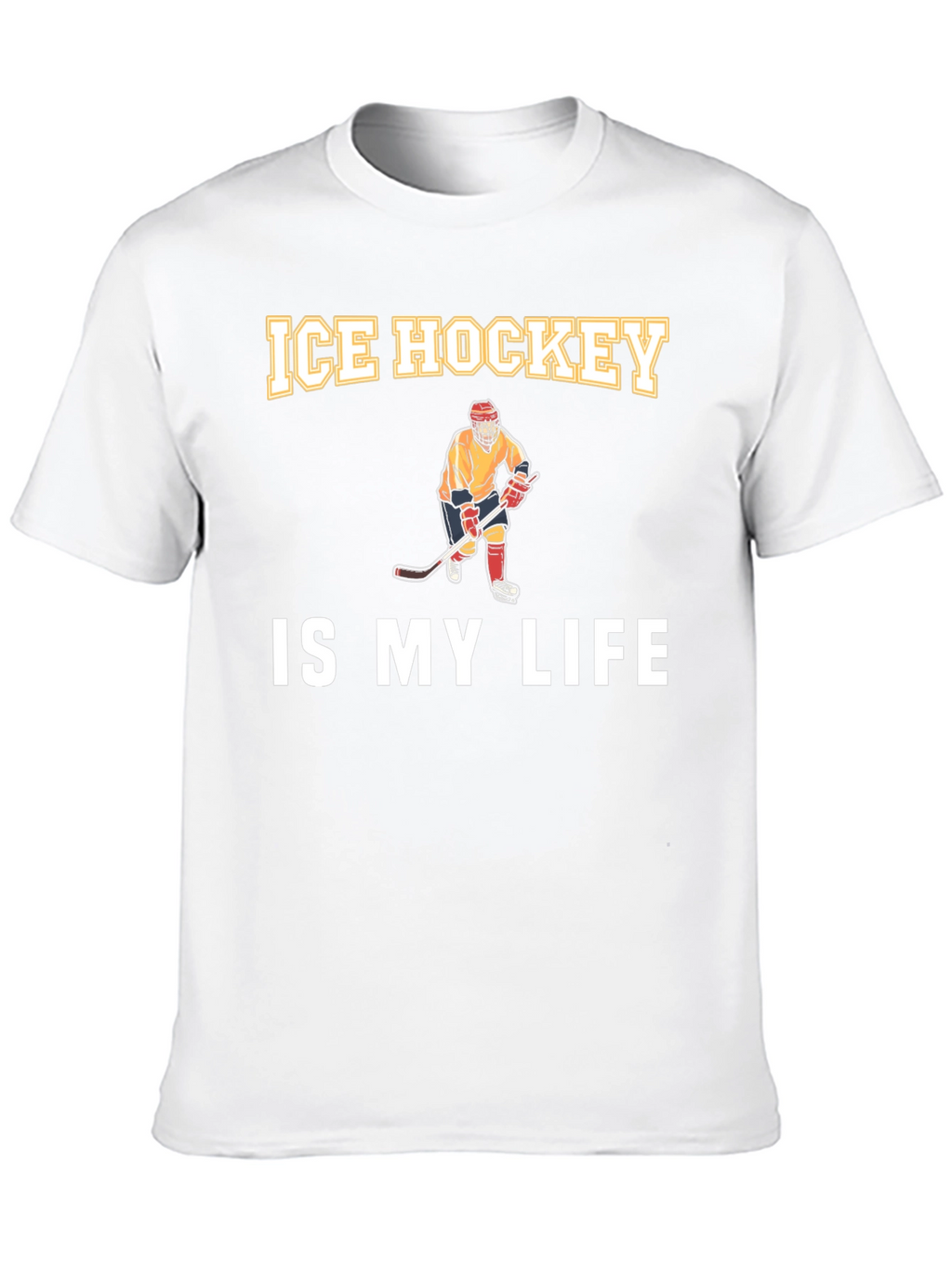 Ice Hockey is My Life Graphic Tee
