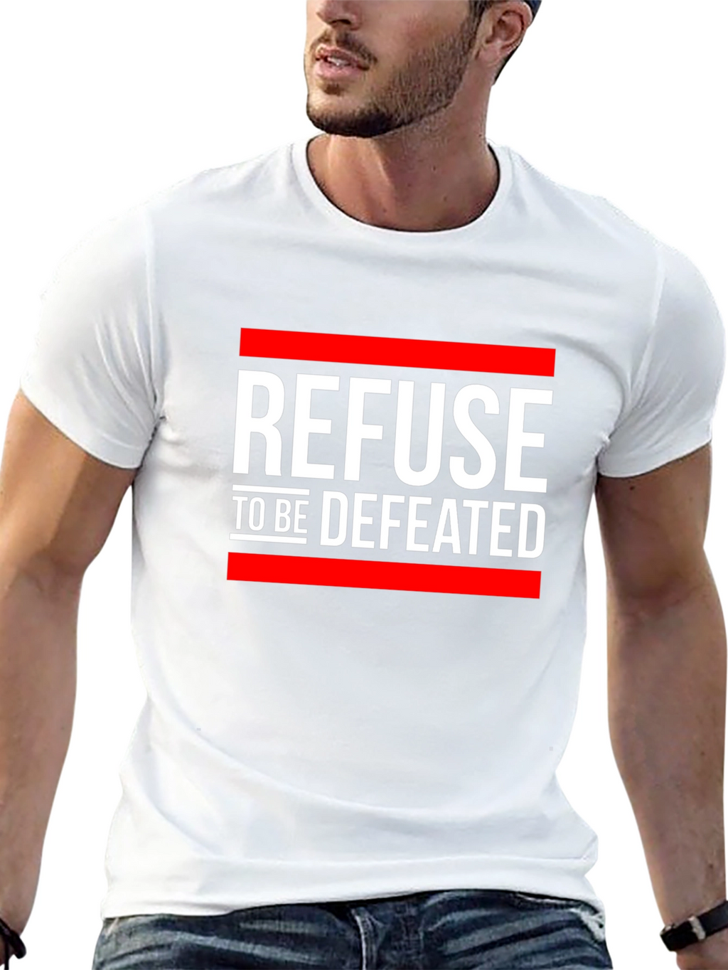 Refuse to be Defeated Graphic Tee