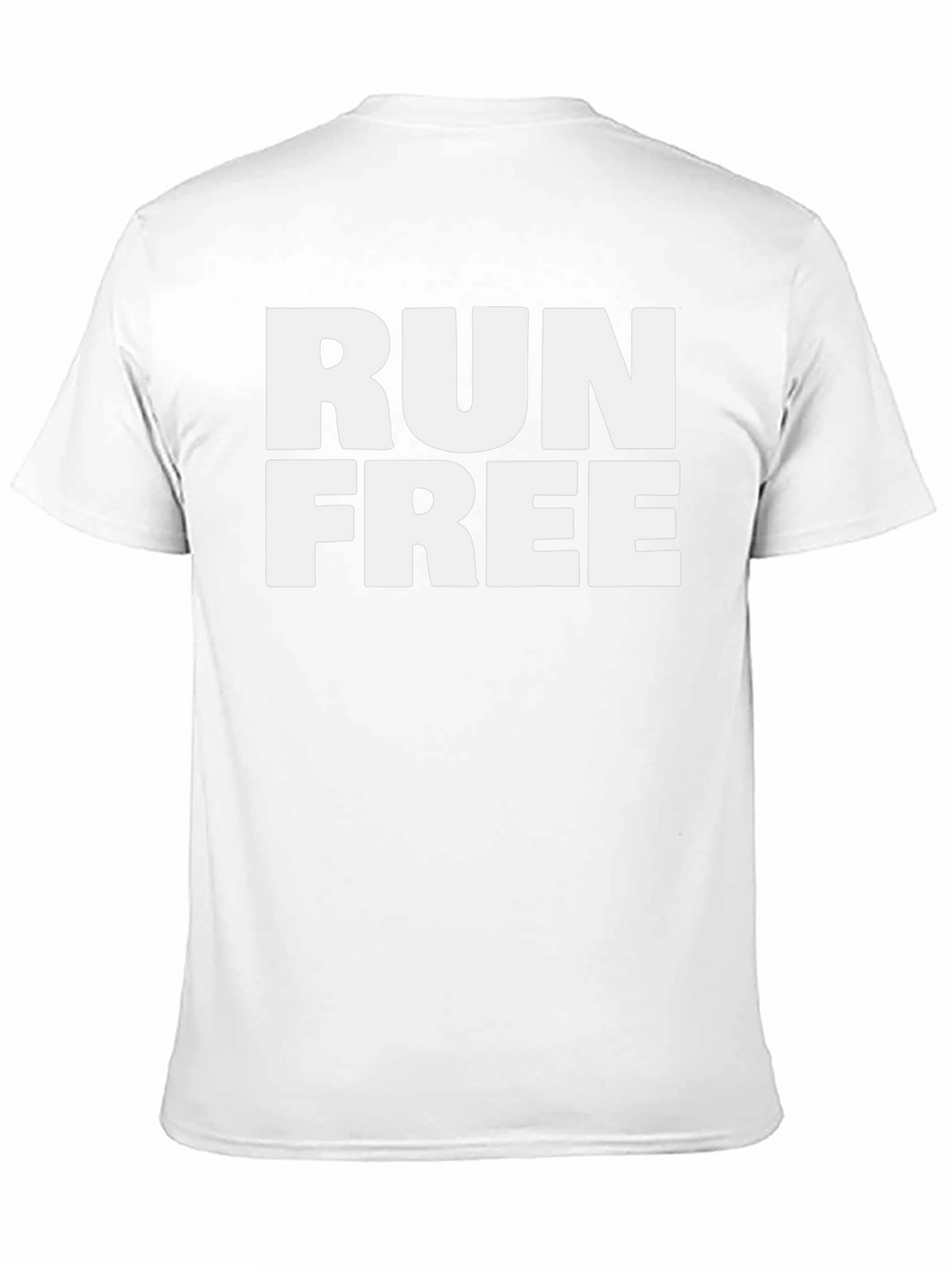 Run Free Black Graphic T-Shirt