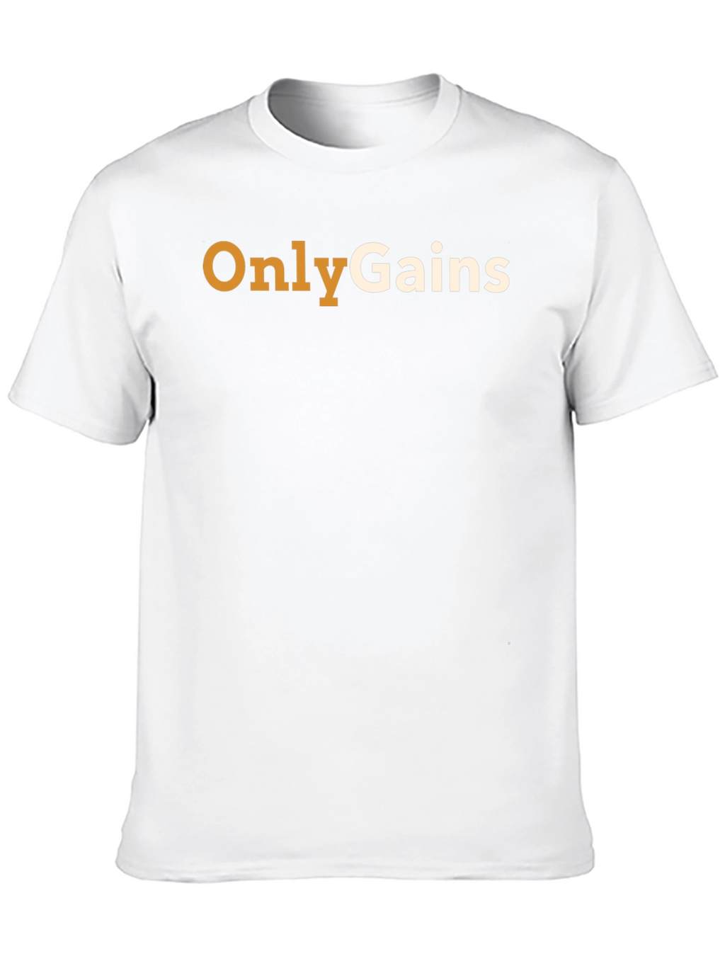 Only Gains Black Cotton T-Shirt