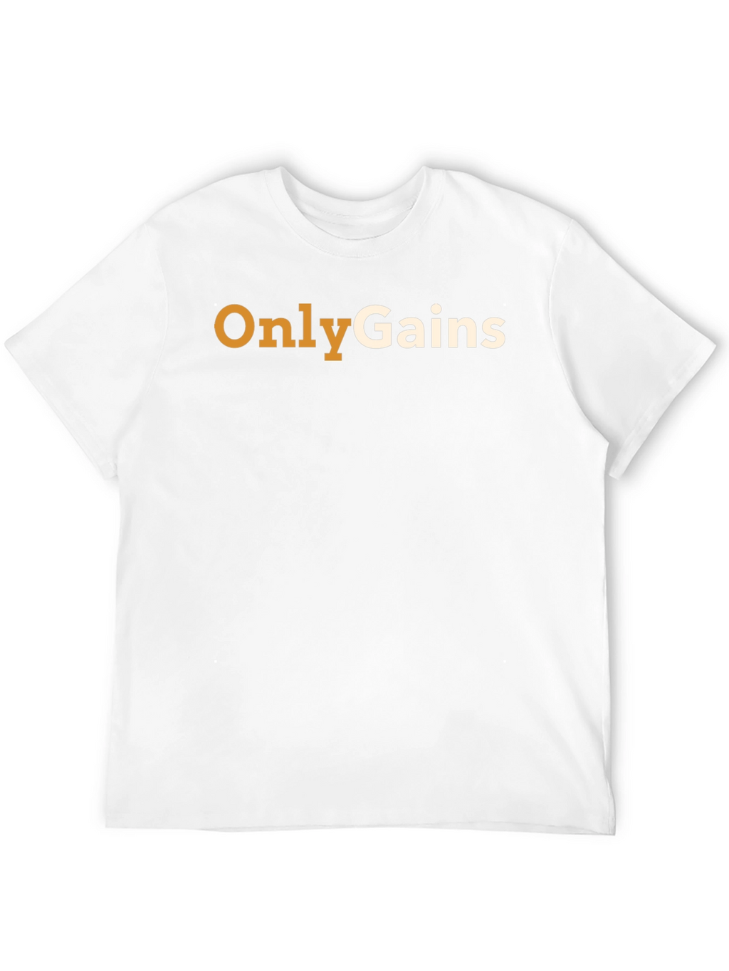 Only Gains Black Cotton T-Shirt