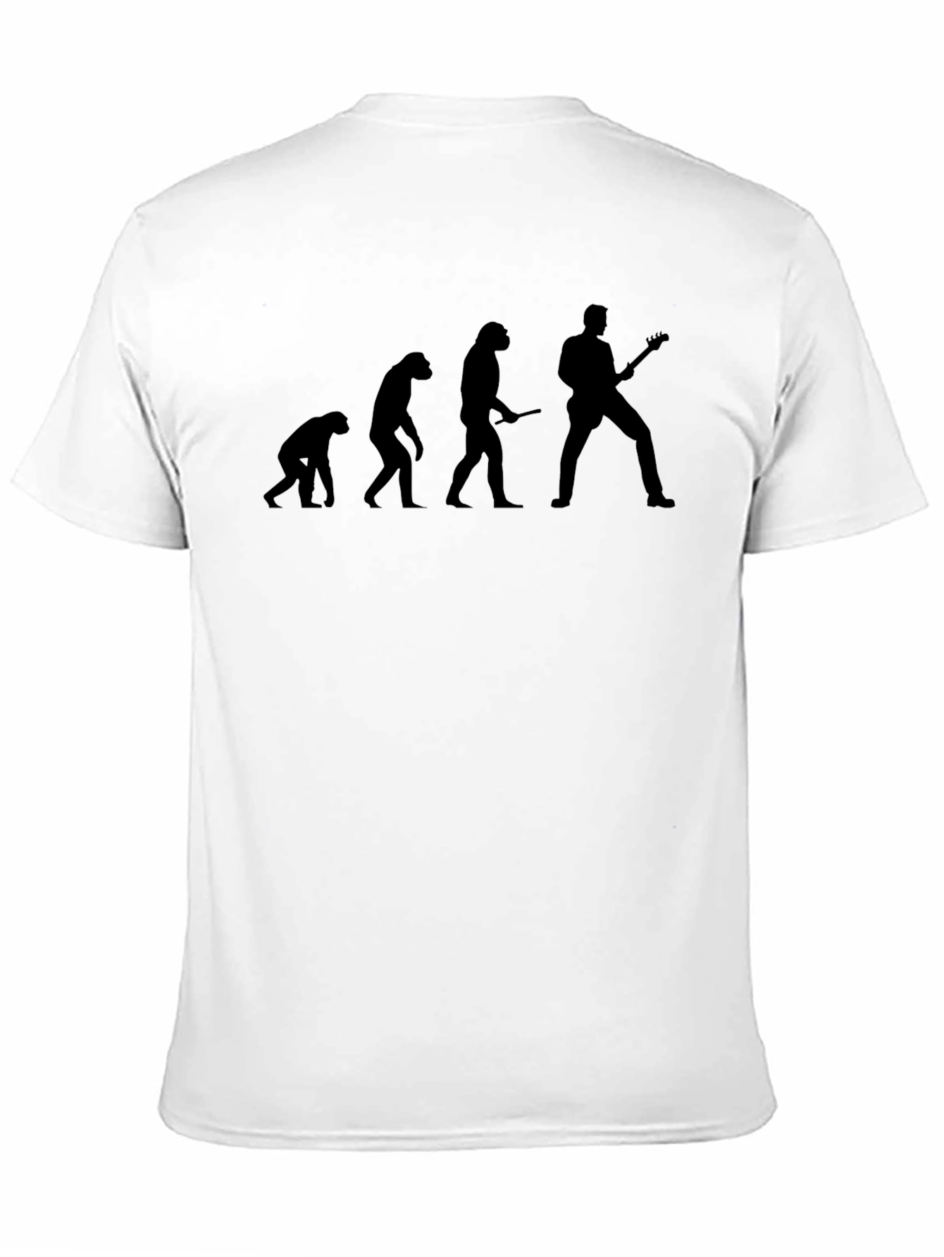 Evolution of Rock T-Shirt - Black Cotton Tee