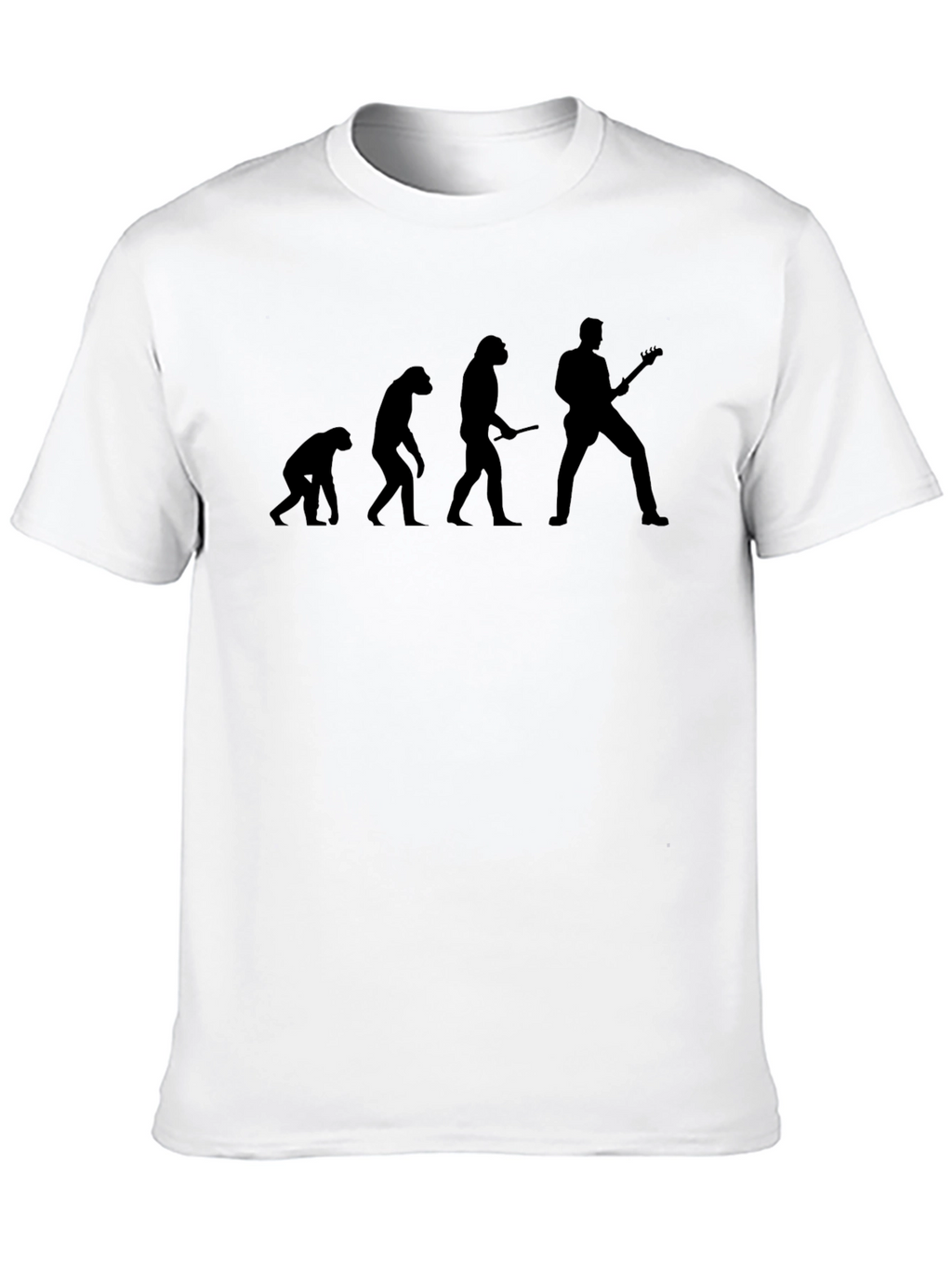 Evolution of Rock T-Shirt - Black Cotton Tee