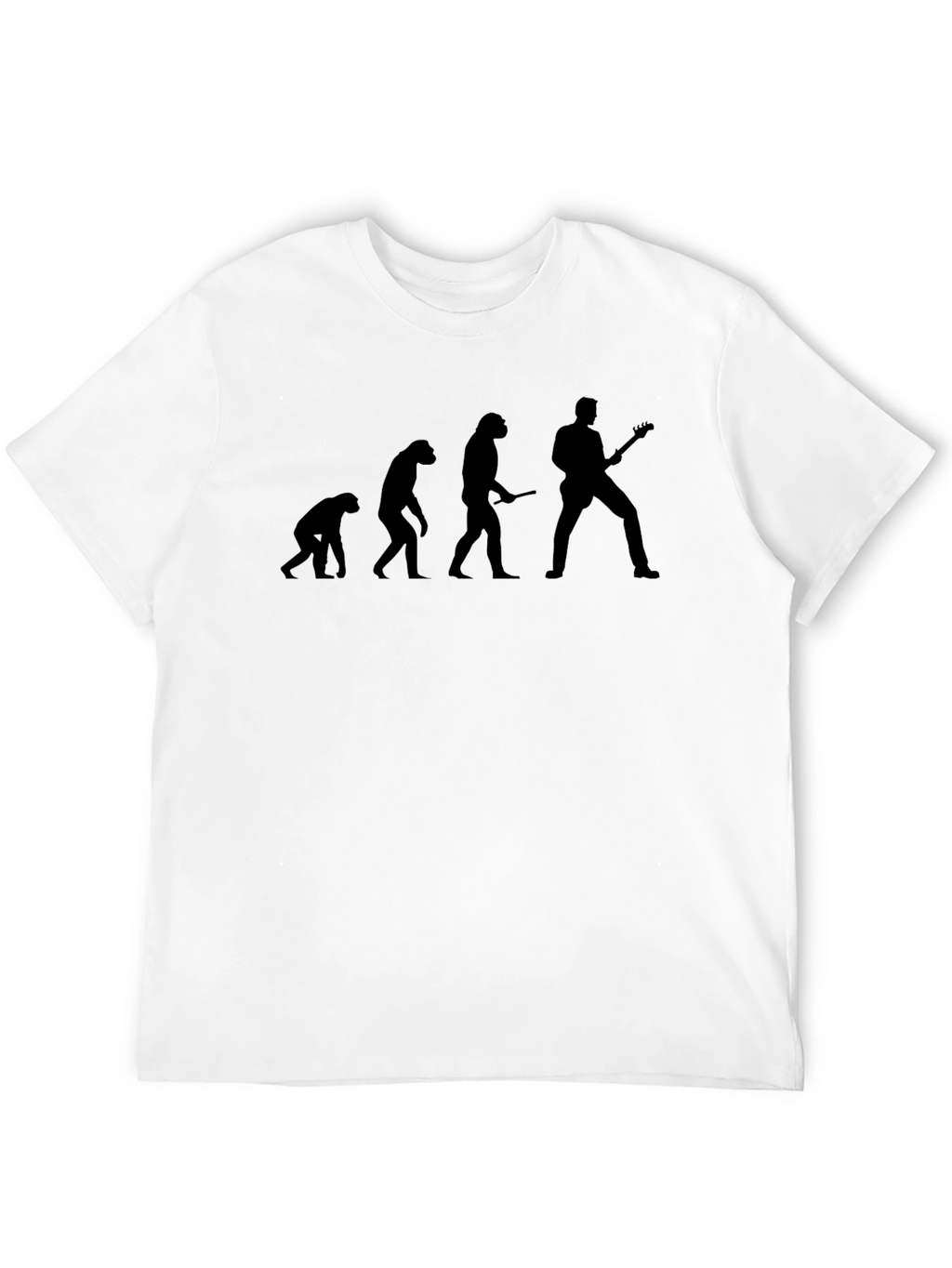 Evolution of Rock T-Shirt - Black Cotton Tee