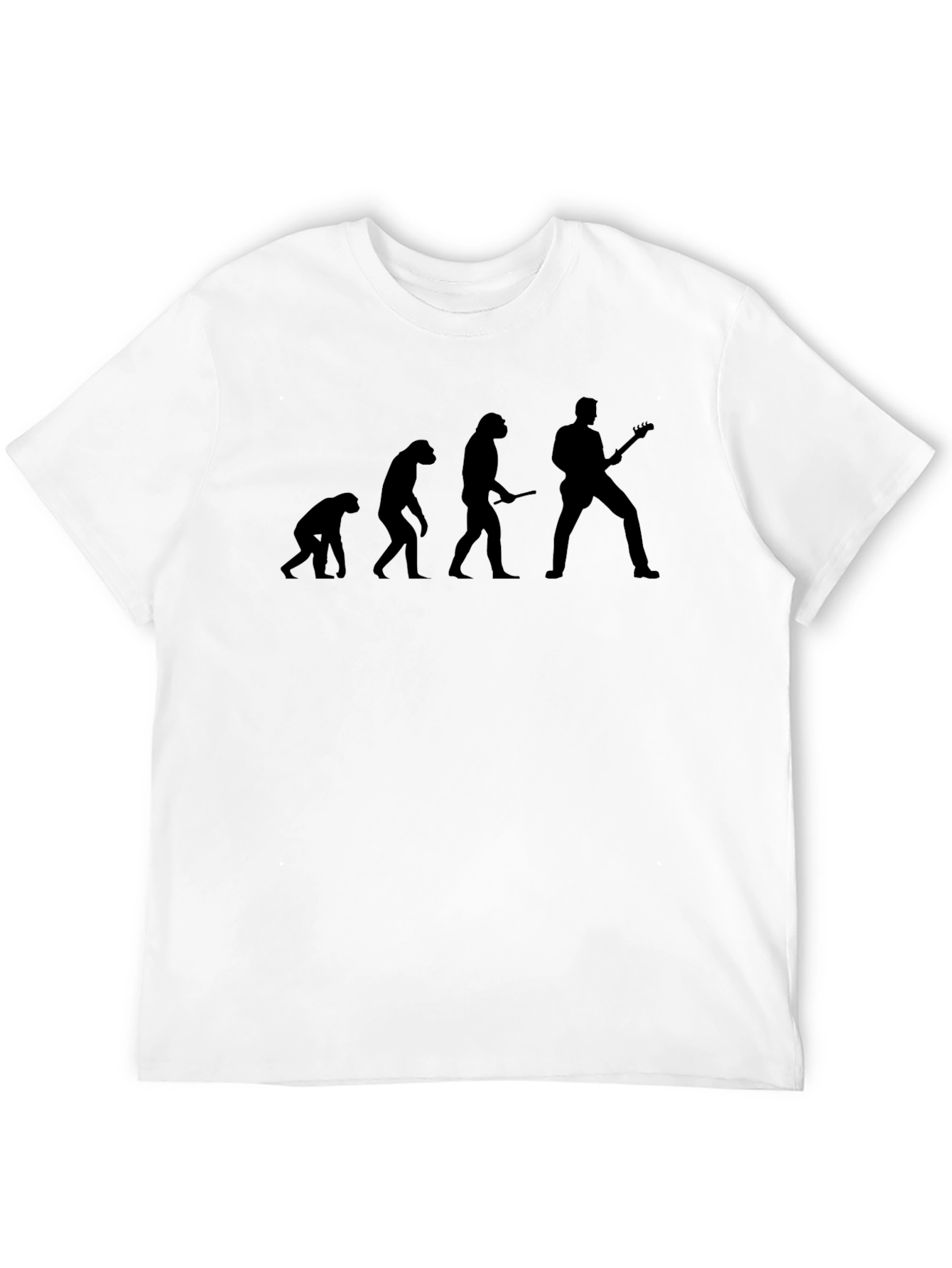 Evolution of Rock T-Shirt - Black Cotton Tee