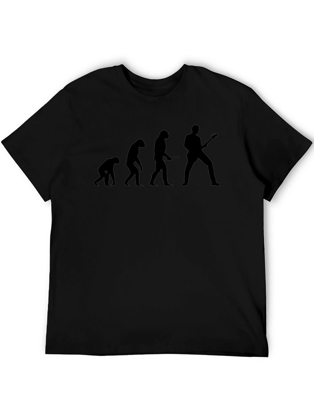 Evolution of Rock T-Shirt - Black Cotton Tee
