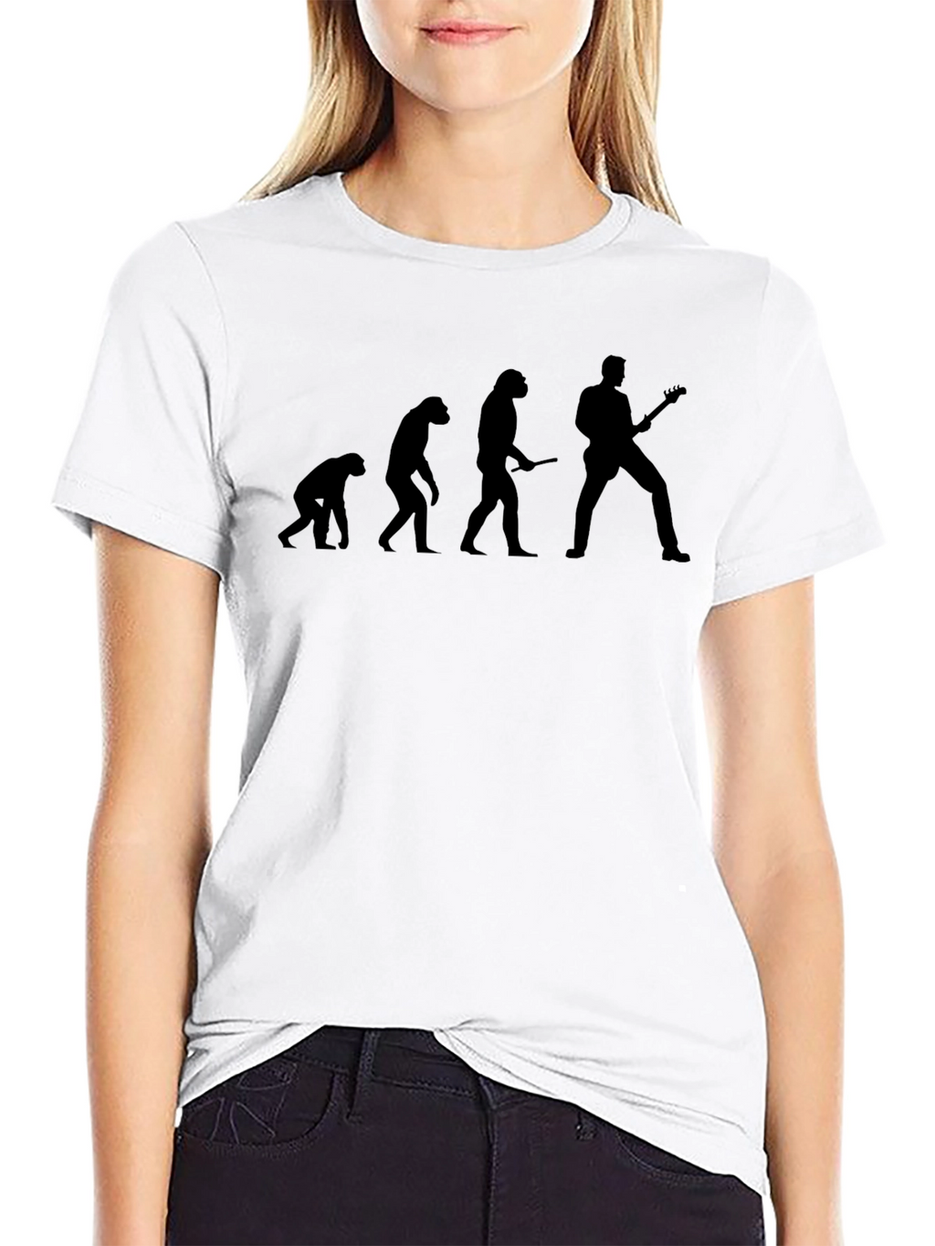 Evolution of Rock T-Shirt - Black Cotton Tee