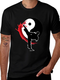 Yin Yang Martial Arts Graphic T-Shirt