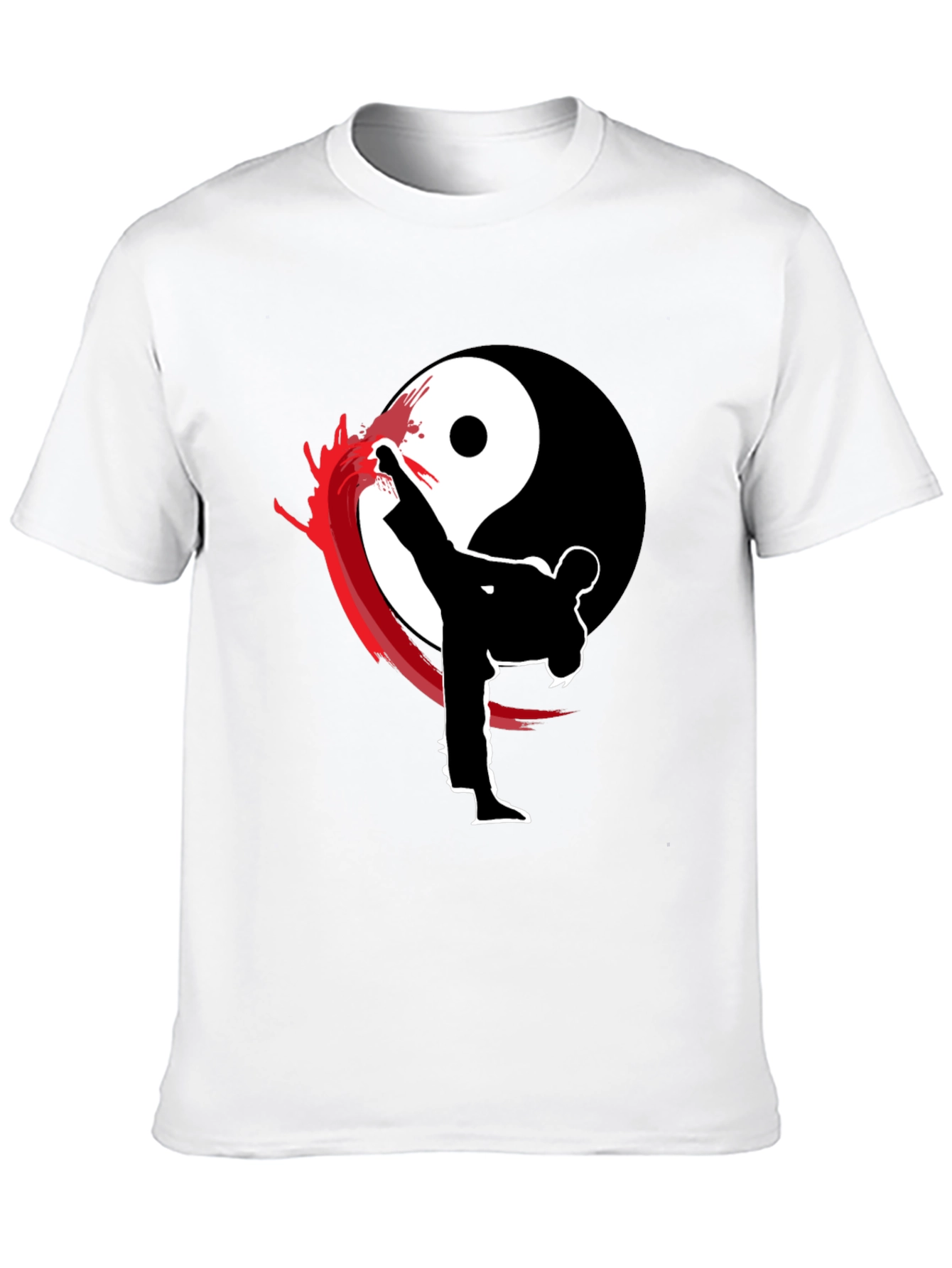 Yin Yang Martial Arts Graphic T-Shirt