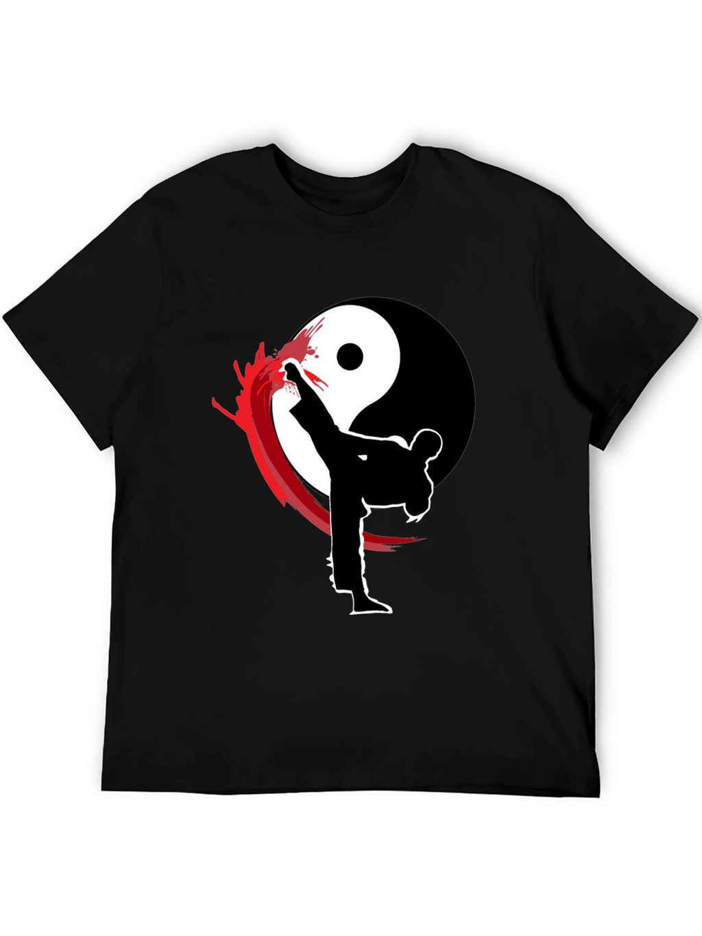 Yin Yang Martial Arts Graphic T-Shirt