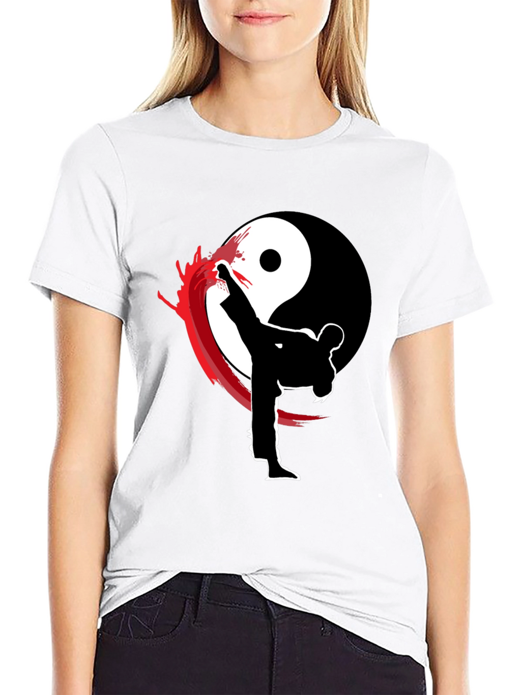 Yin Yang Martial Arts Graphic T-Shirt