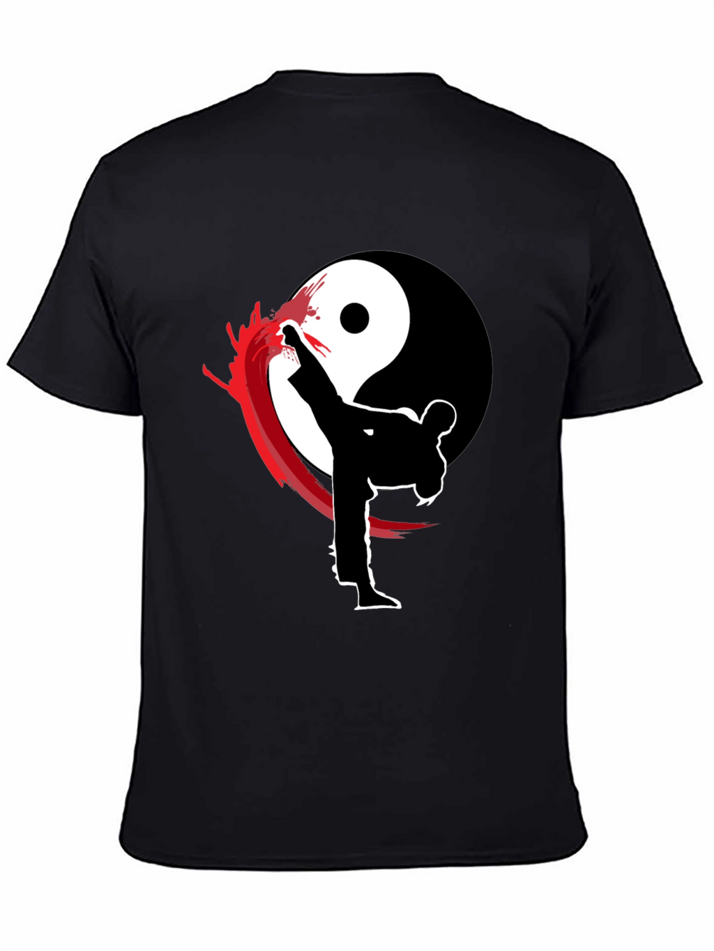 Yin Yang Martial Arts Graphic T-Shirt