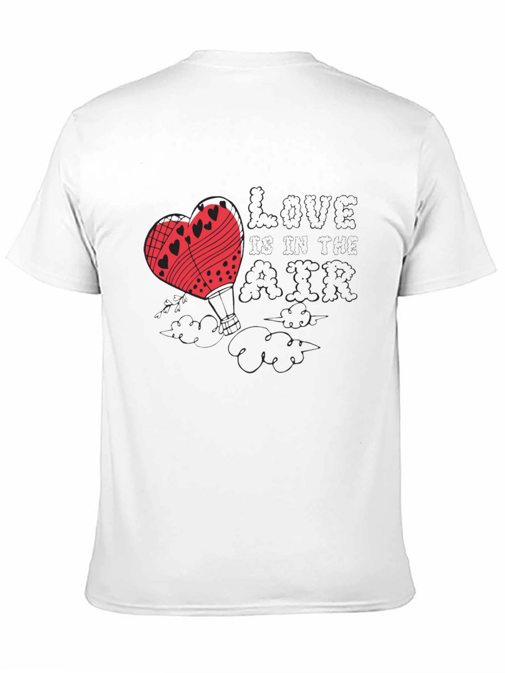 Love Air Hot Air Balloon Graphic Tee