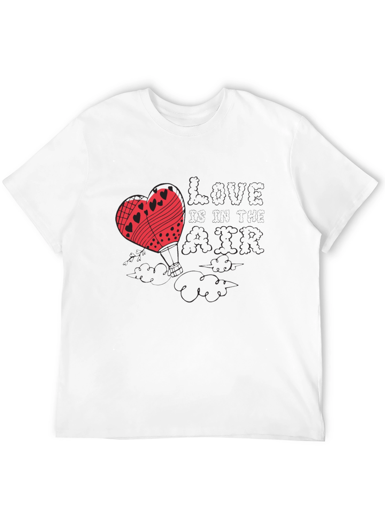 Love Air Hot Air Balloon Graphic Tee