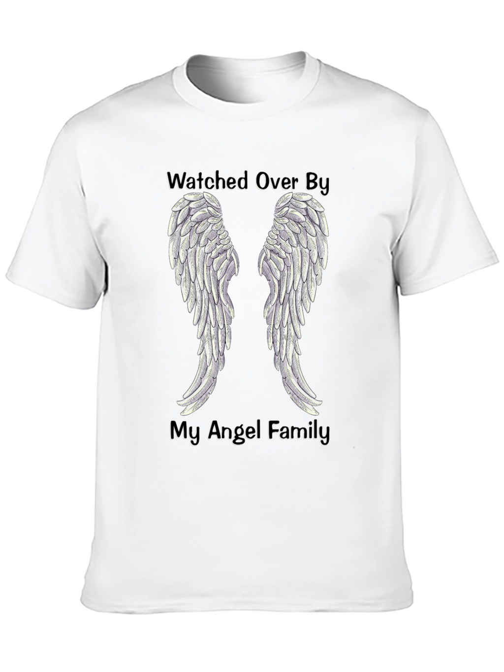 Watched Over By My Angel Family T-Shirt
