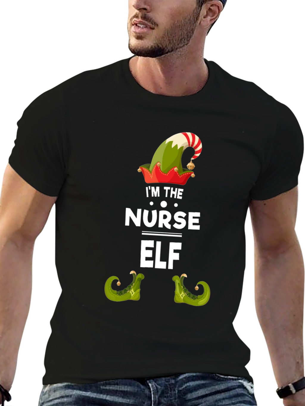 Im the Nurse Elf Christmas T-Shirt