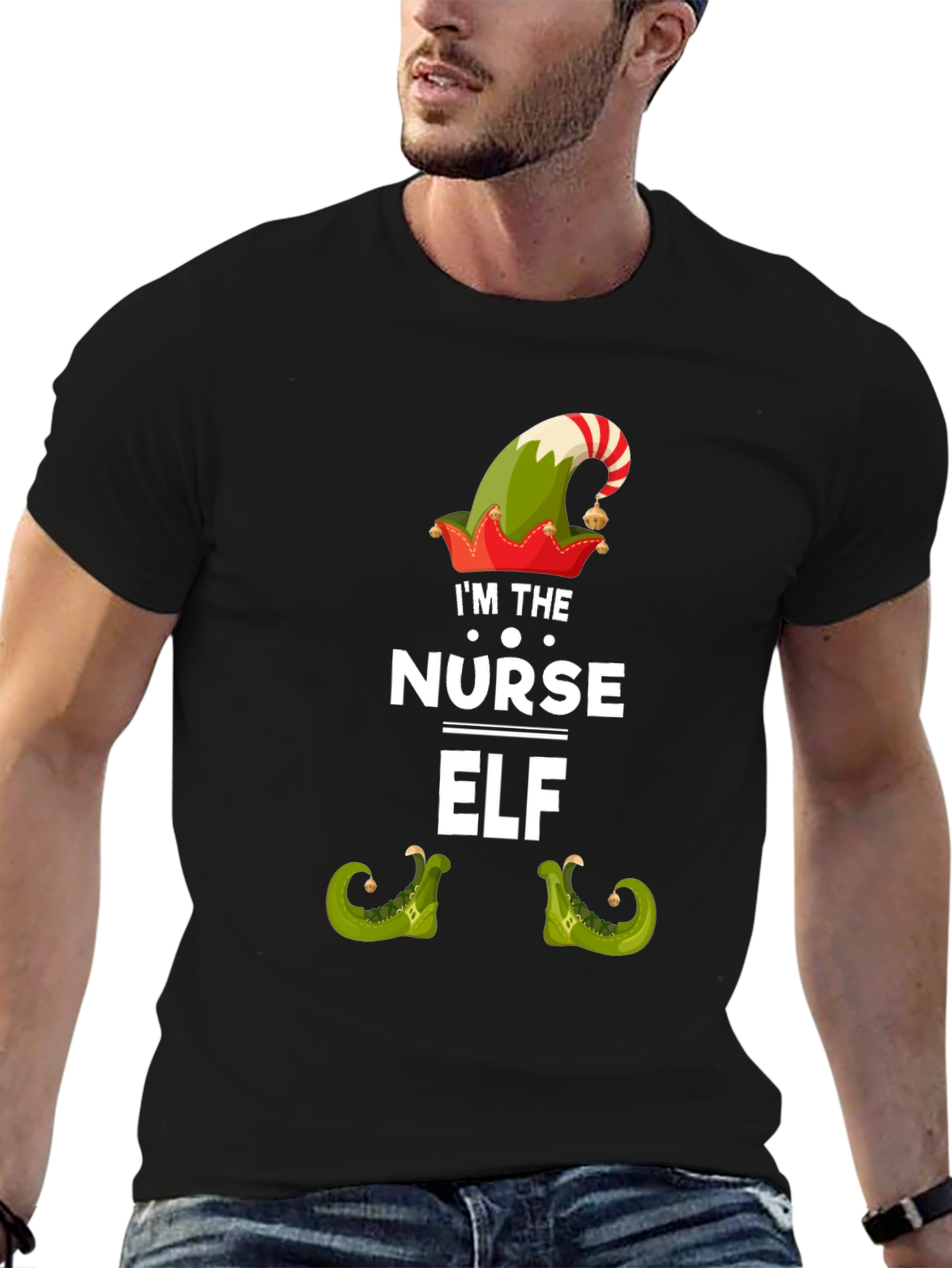 Im the Nurse Elf Christmas T-Shirt