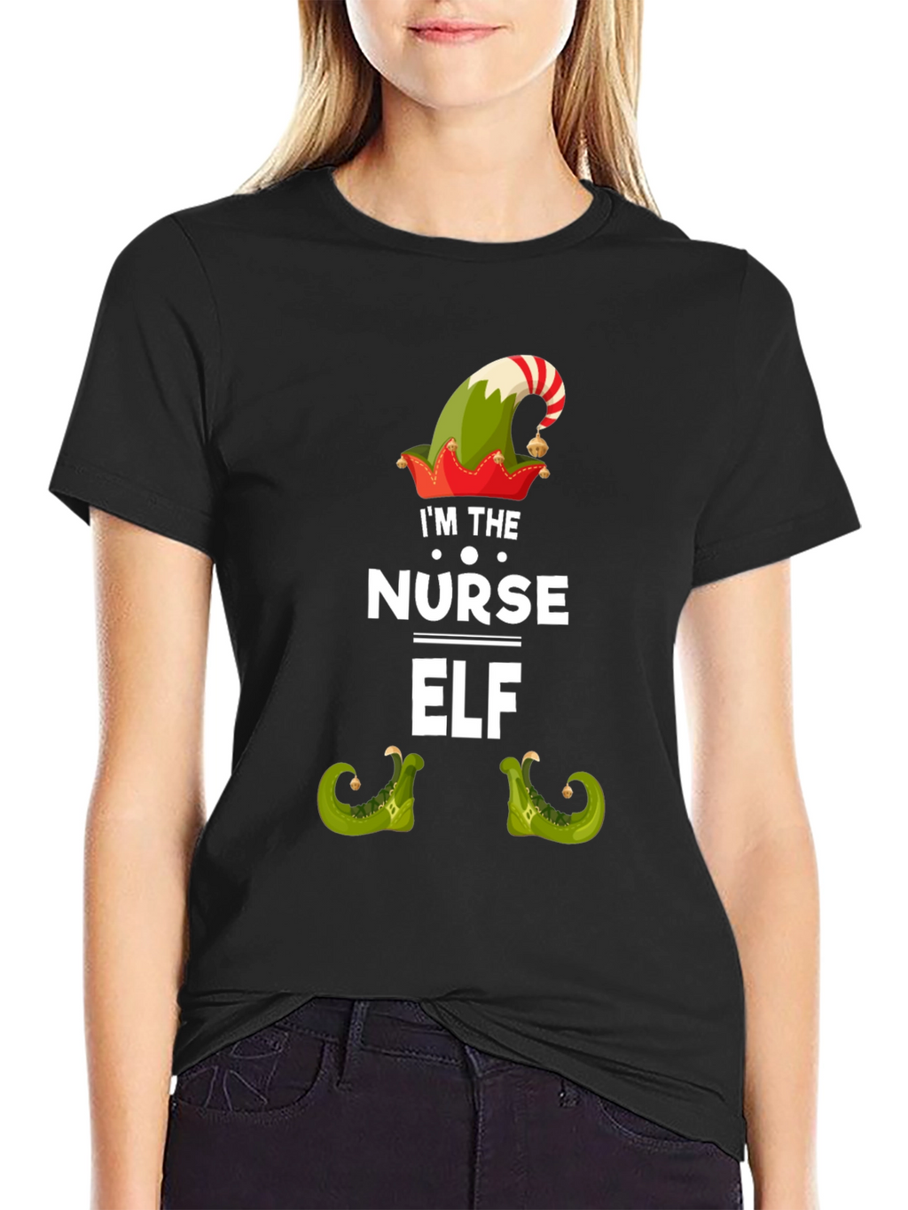 Im the Nurse Elf Christmas T-Shirt