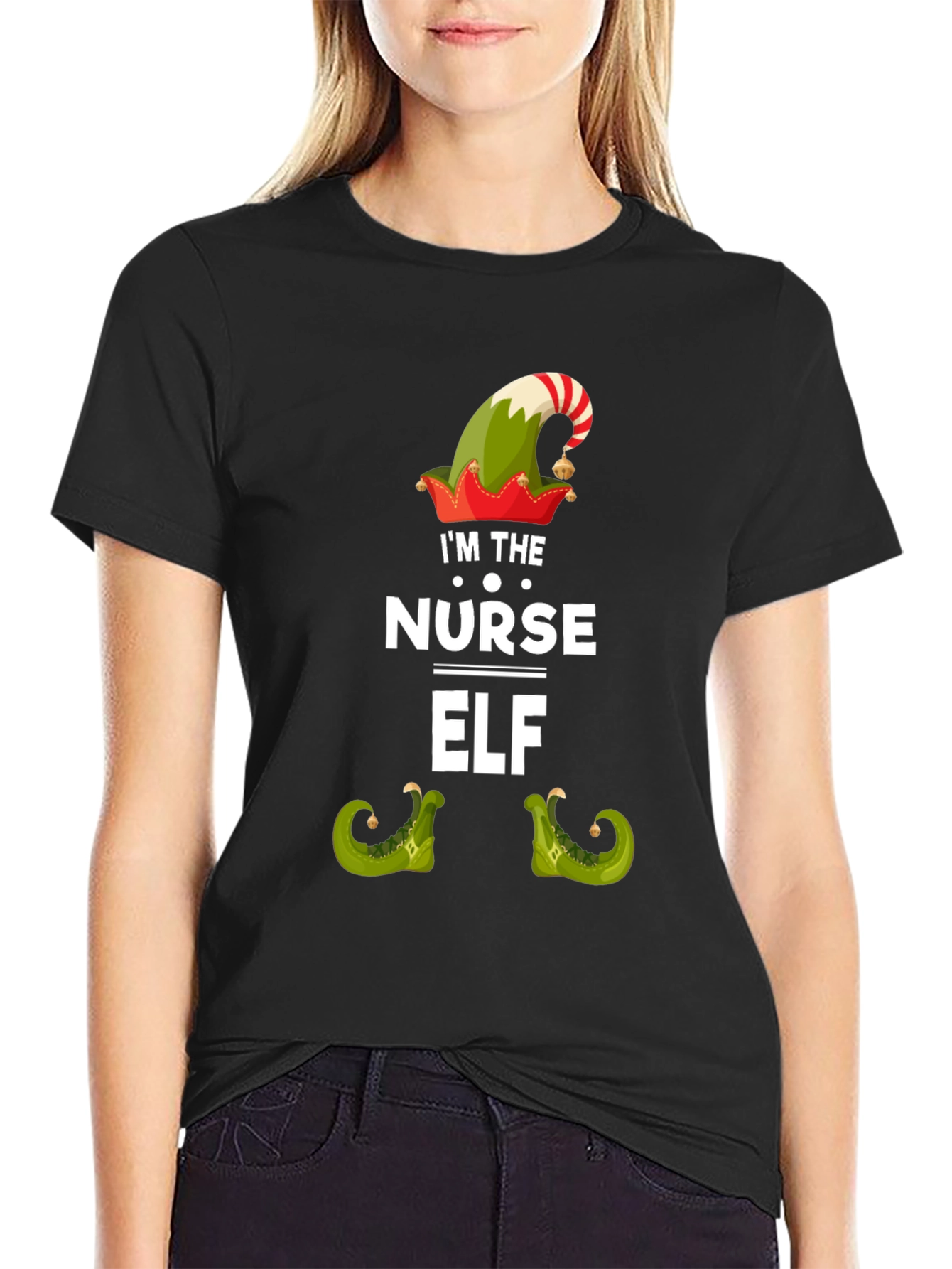 Im the Nurse Elf Christmas T-Shirt