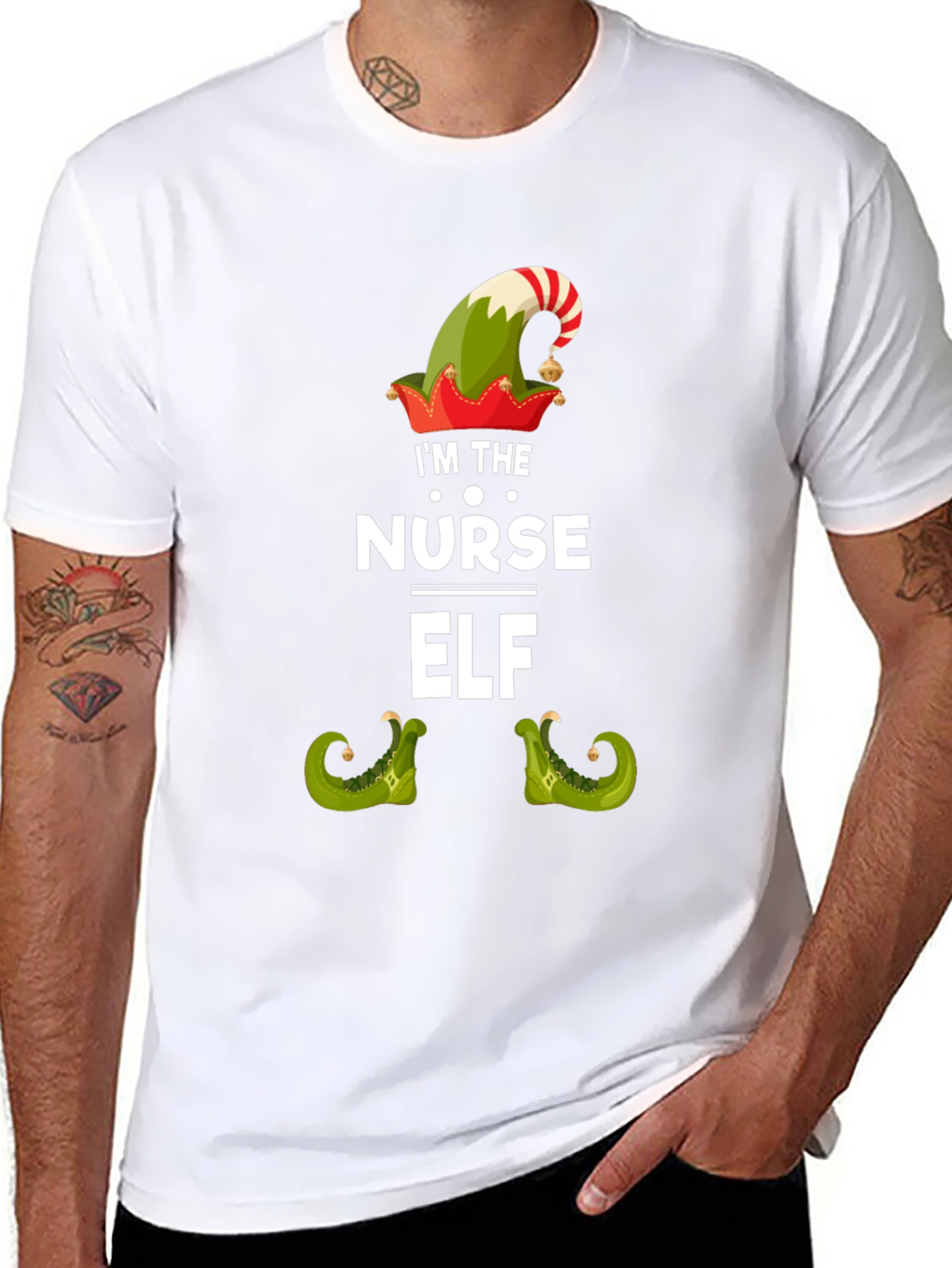 Im the Nurse Elf Christmas T-Shirt