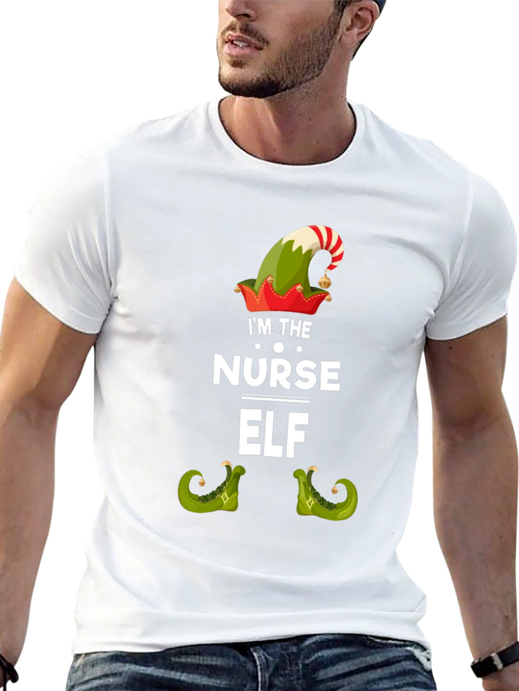 Im the Nurse Elf Christmas T-Shirt