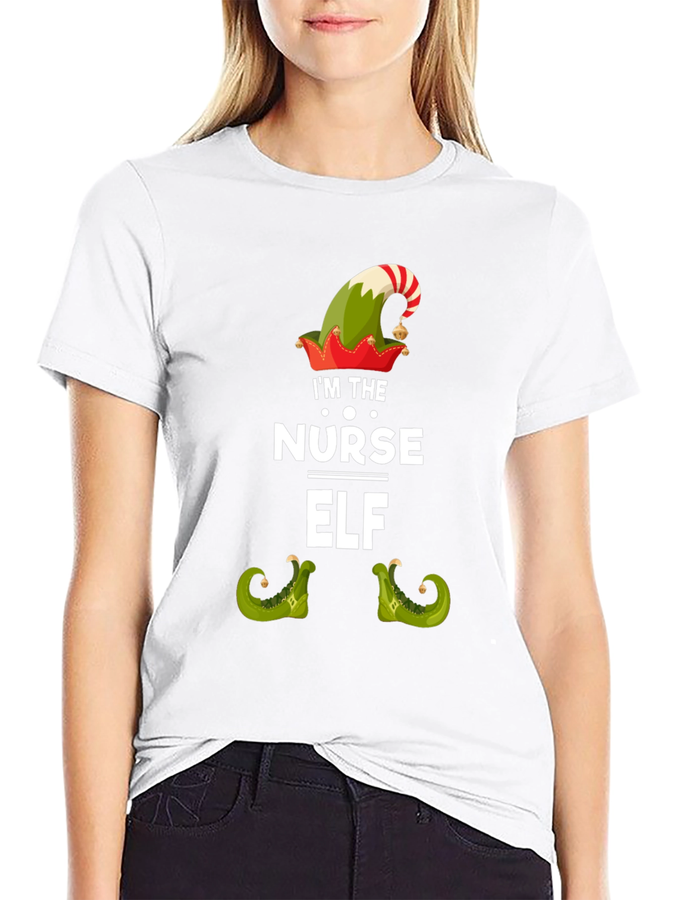 Im the Nurse Elf Christmas T-Shirt